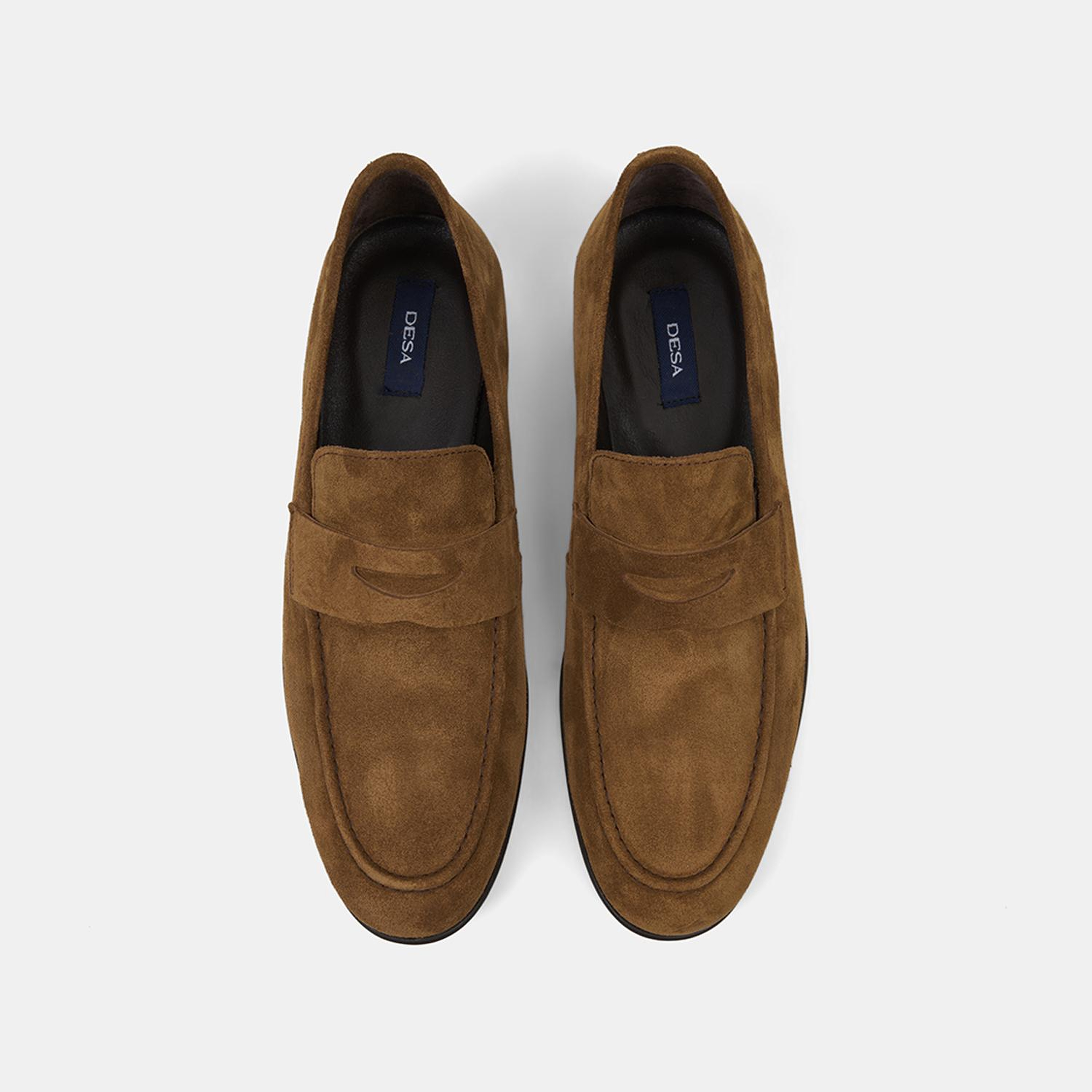 Erkek Taba Klasik Süet Loafer