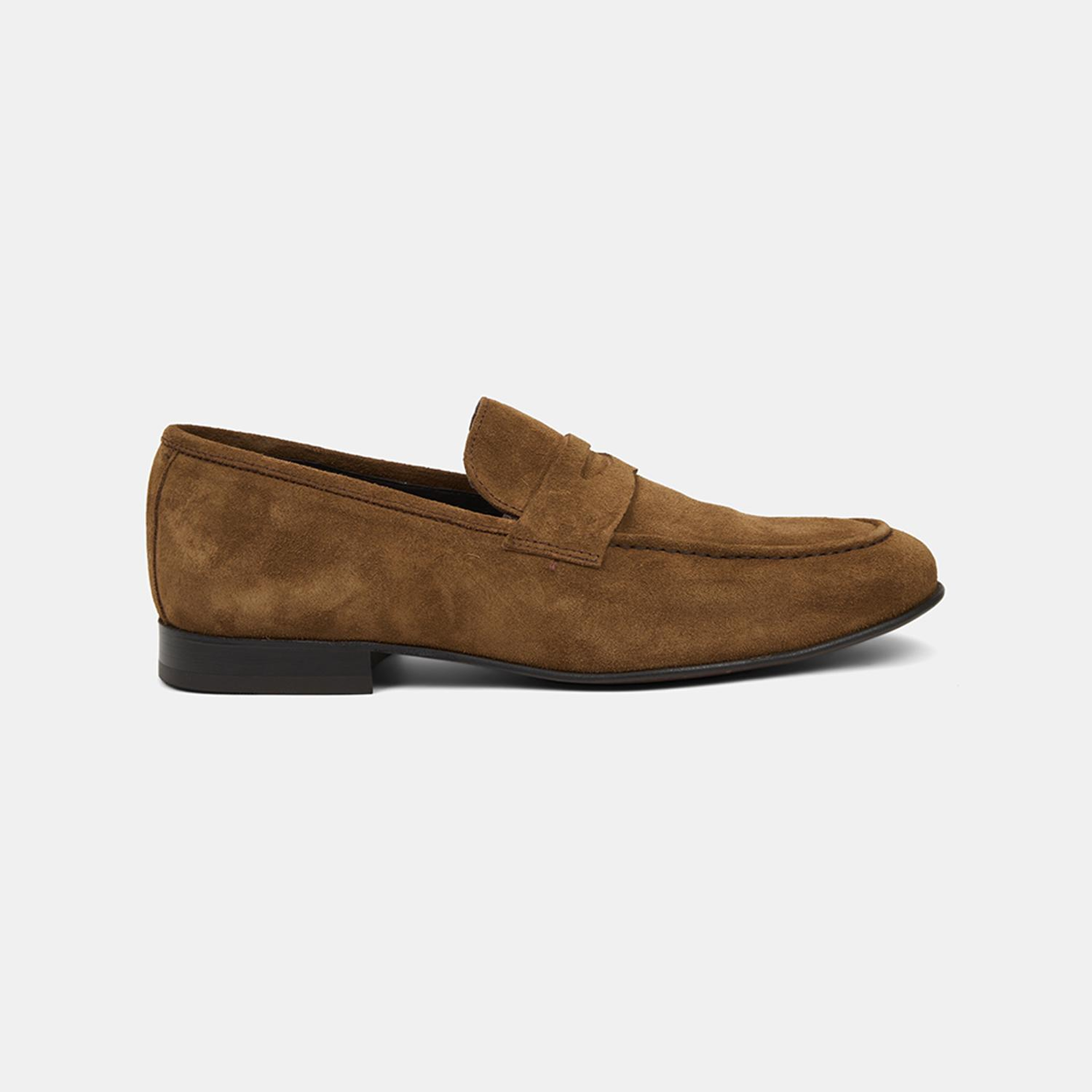 Erkek Taba Klasik Süet Loafer