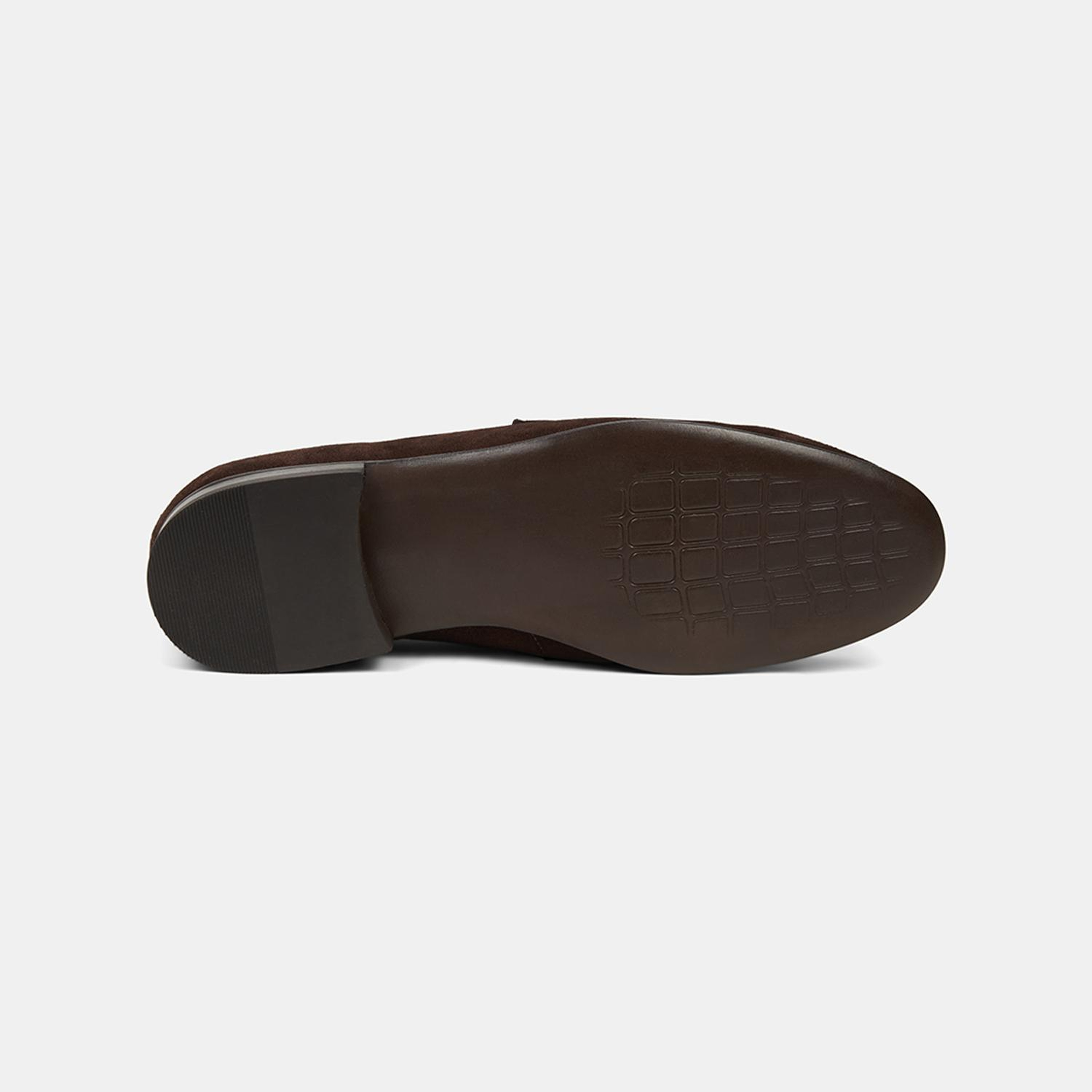 Erkek Kahve Klasik Süet Loafer
