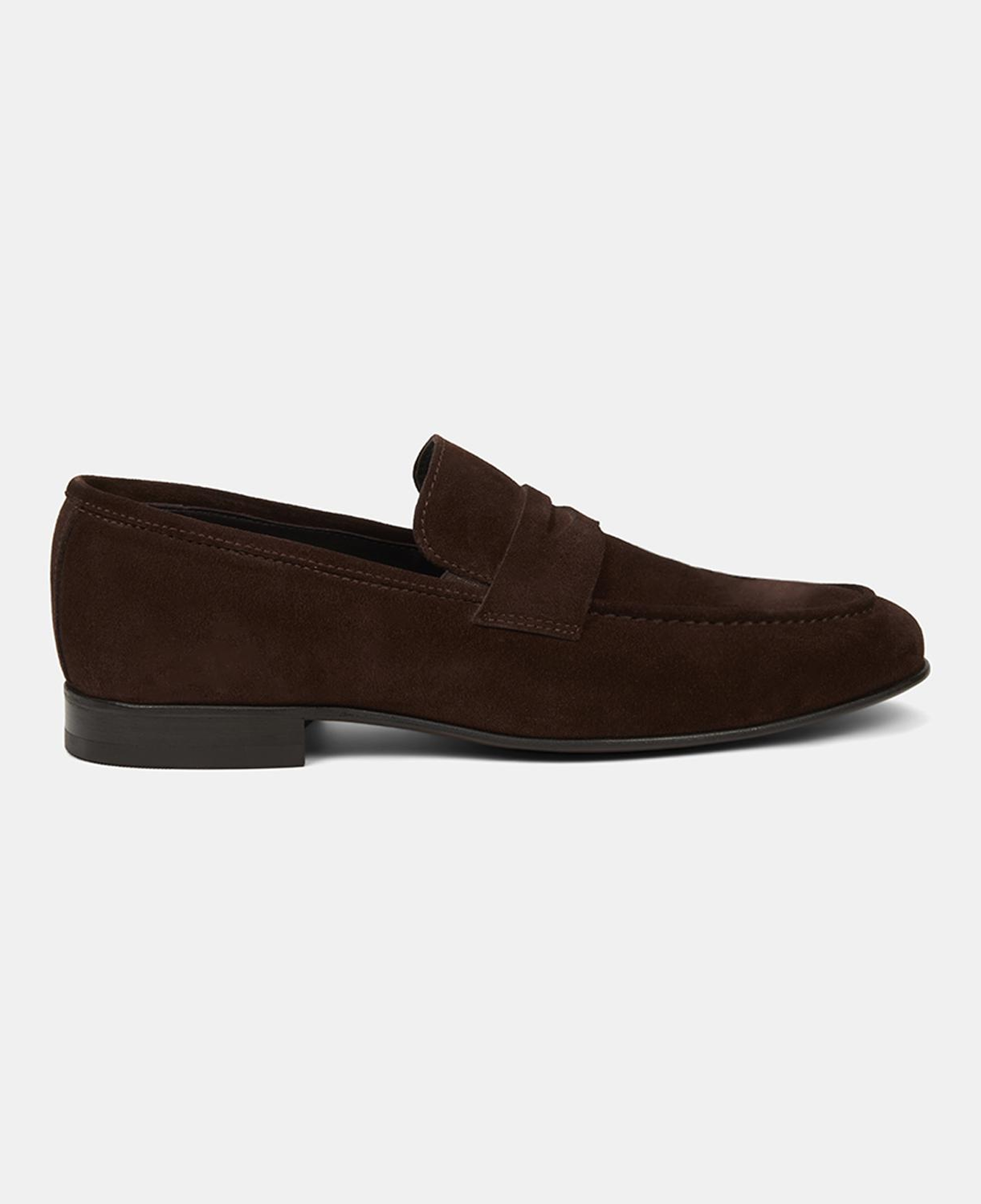 Erkek Kahve Klasik Süet Loafer