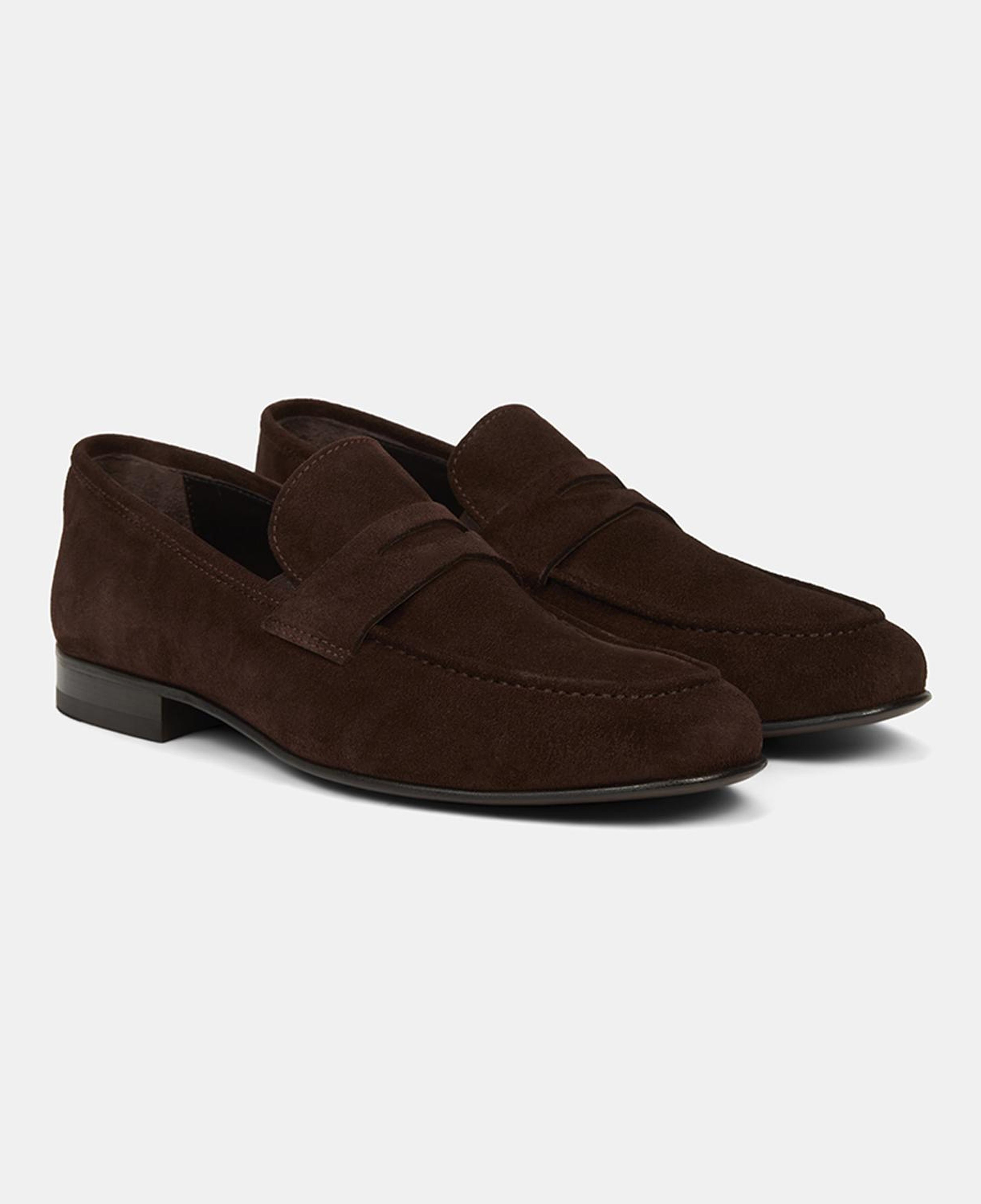 Erkek Kahve Klasik Süet Loafer