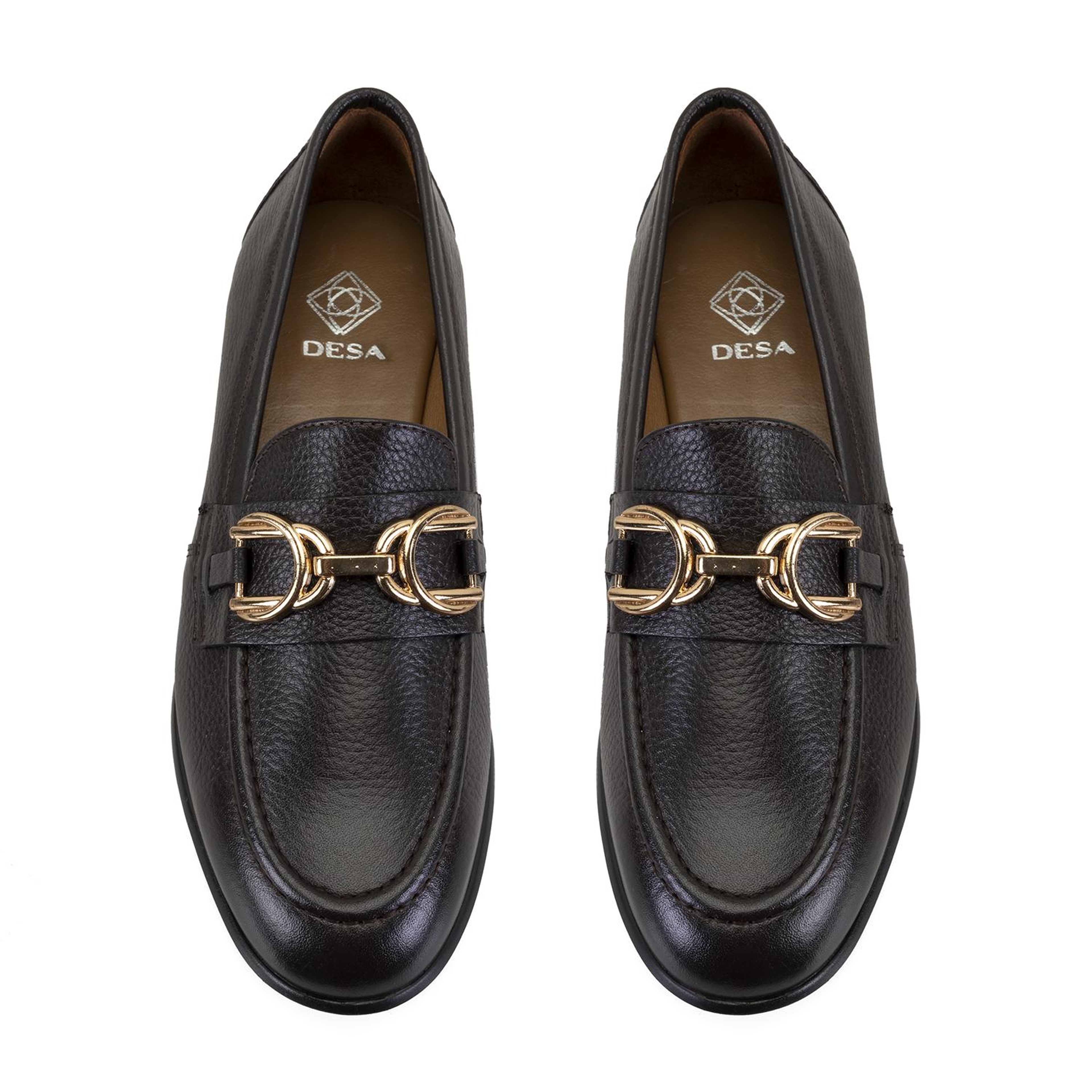 Kadın Kahve Günlük Deri Ayakkabı