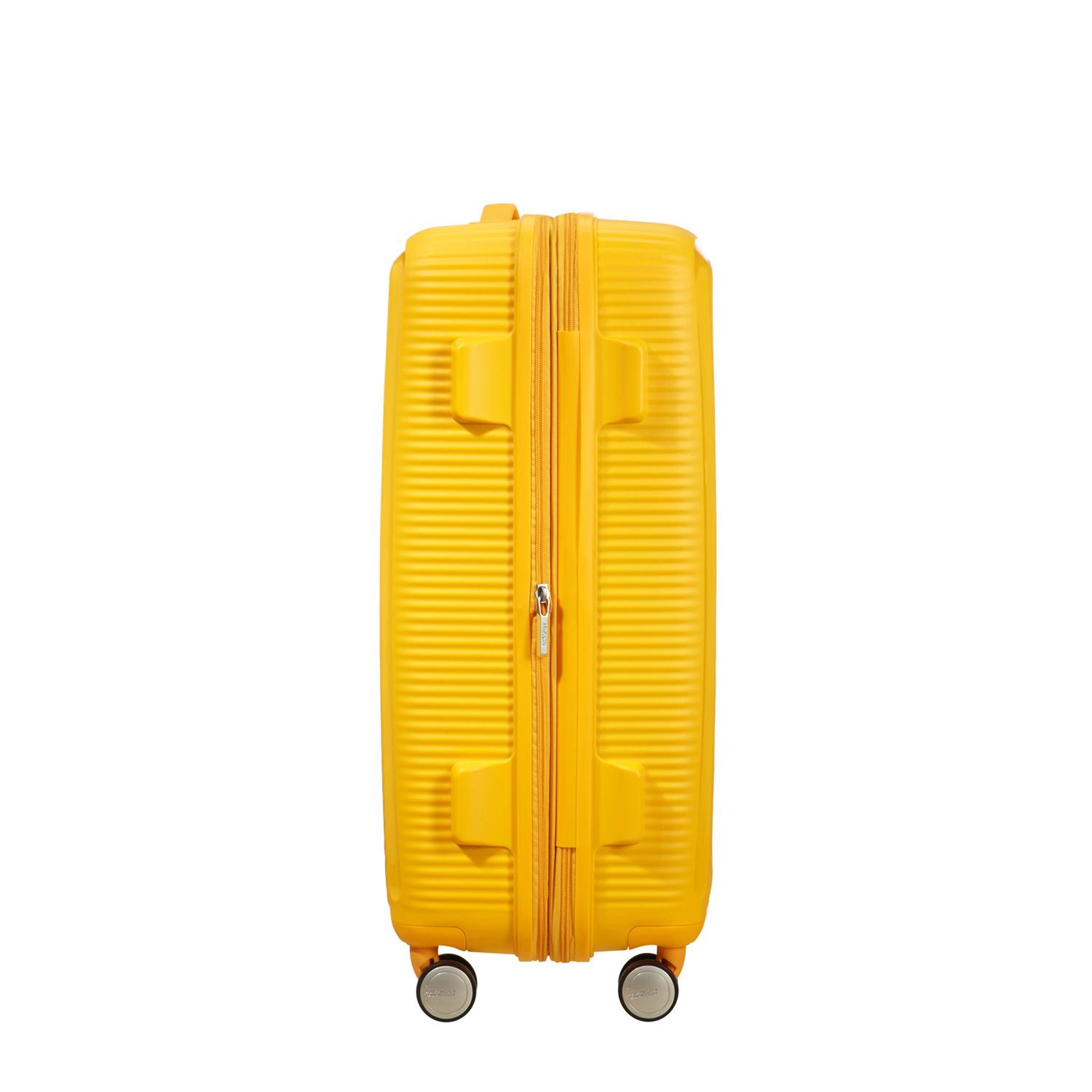 American Tourister Sarı Soundbox - Körüklü 67 cm Orta Boy Sert Valiz