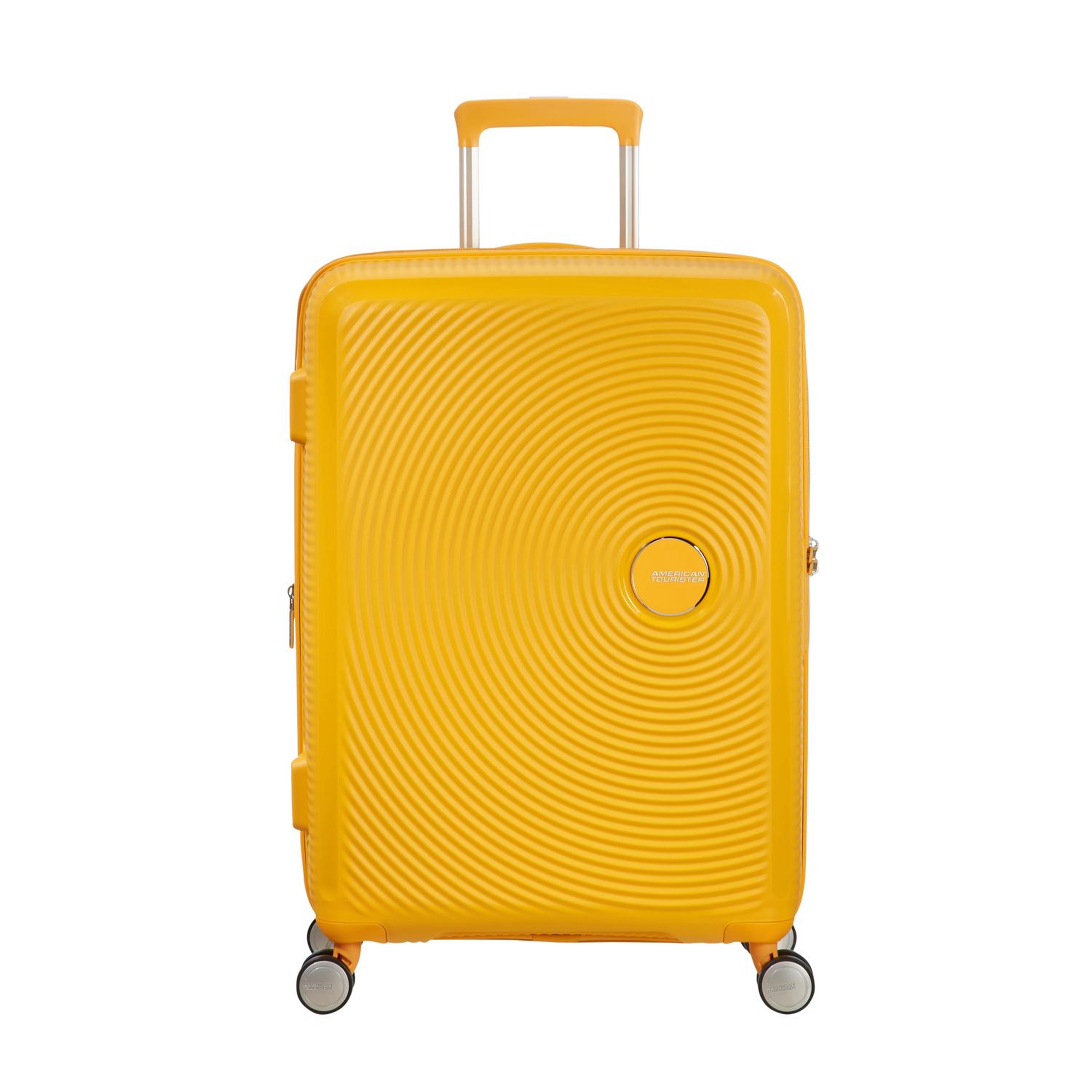 American Tourister Sarı Soundbox - Körüklü 67 cm Orta Boy Sert Valiz