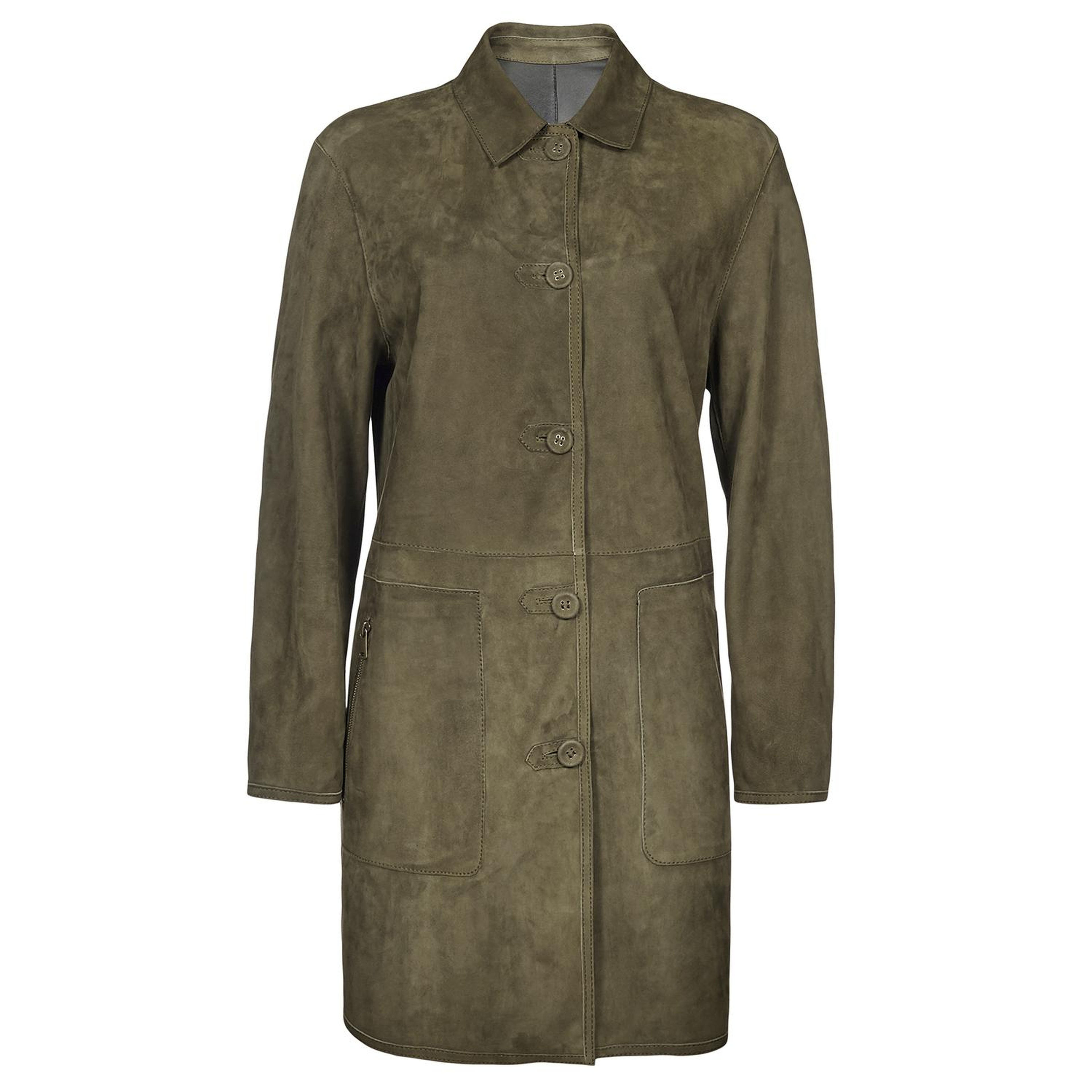 Simonetta Kadın Çift Taraflı Deri Pardösü