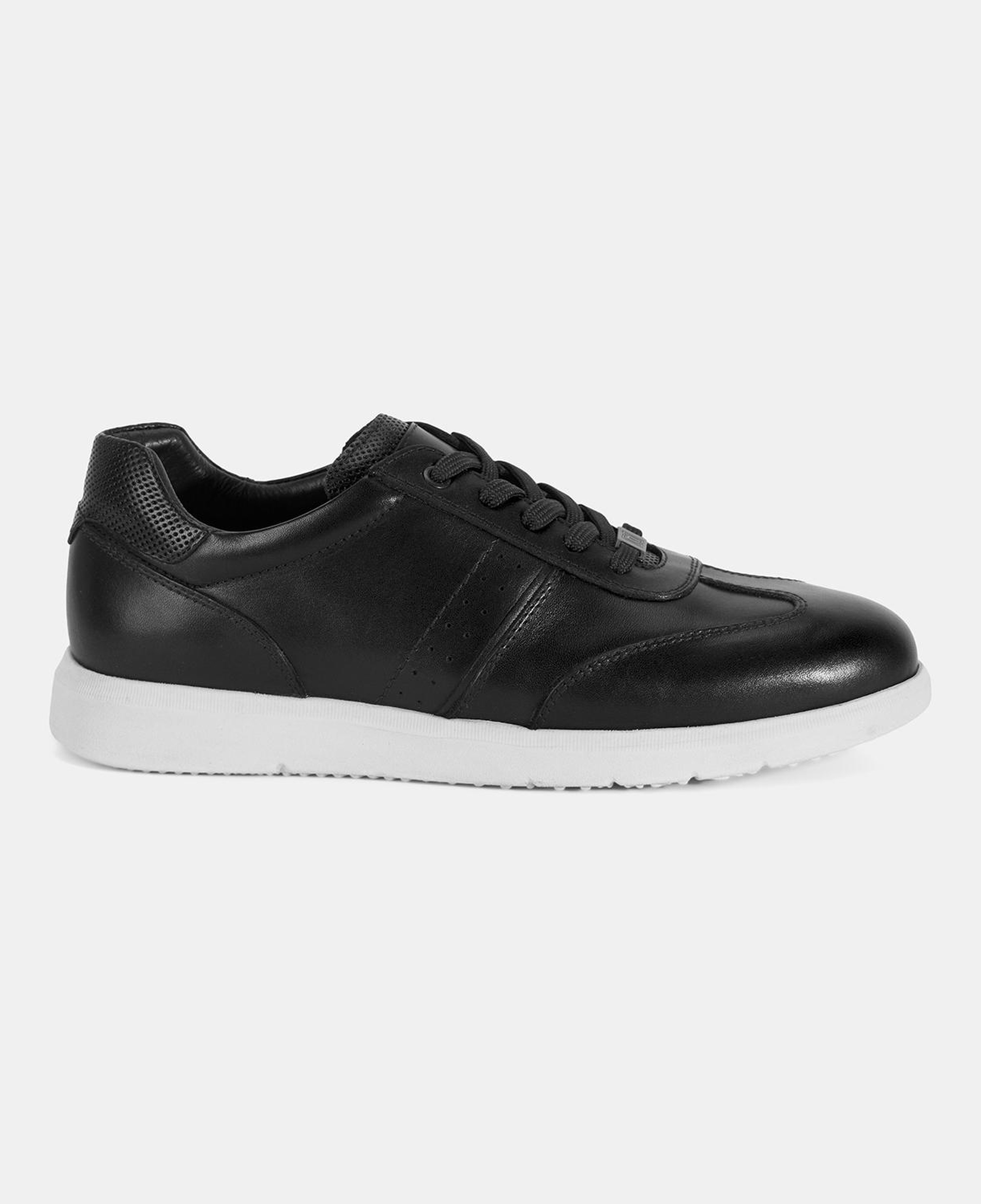 Erkek Siyah DesaComfort Deri Sneaker