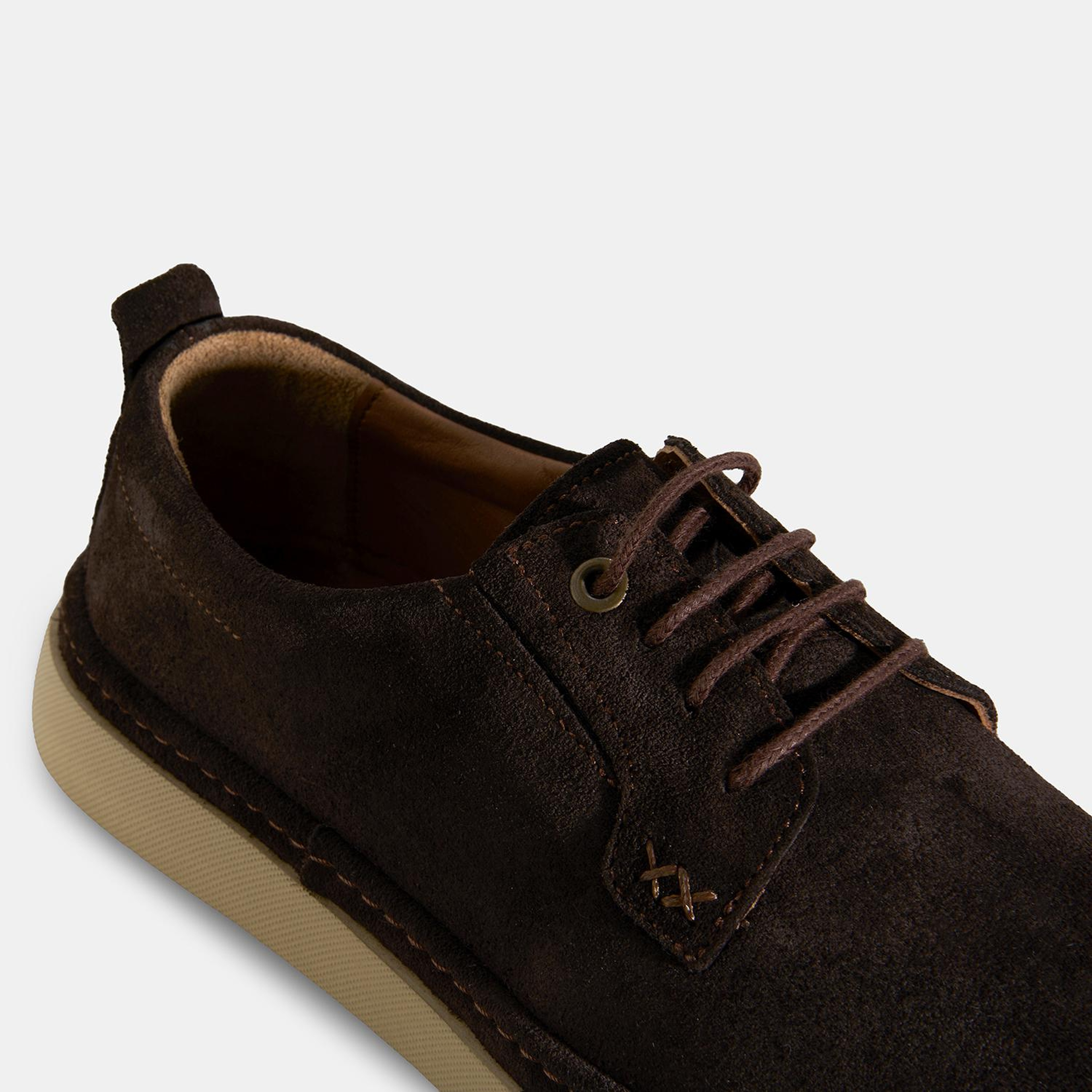 Erkek Kahve Bağcıklı Süet Günlük Ayakkabı