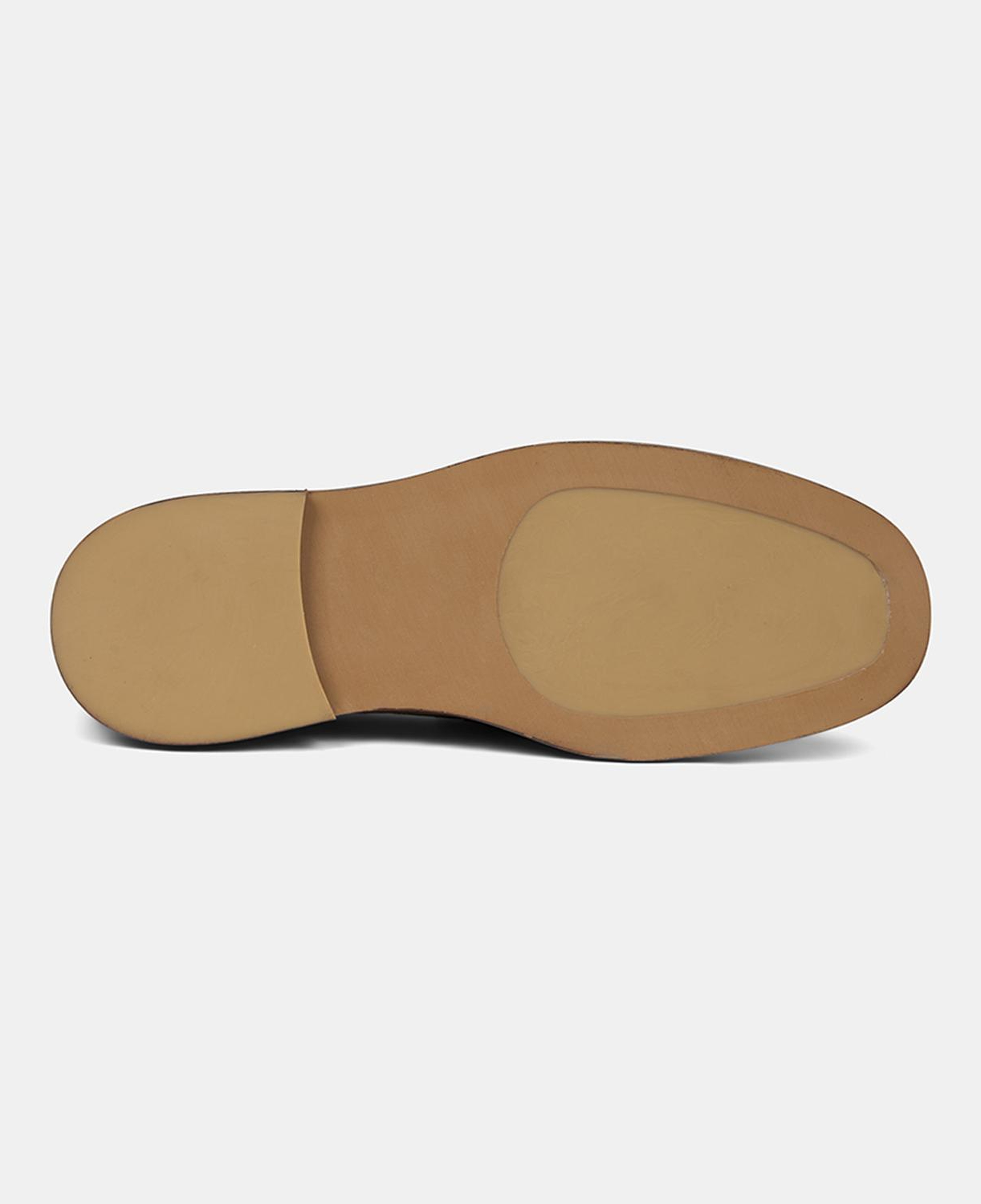 Erkek Taba Dikiş Detaylı Süet Deri Loafer