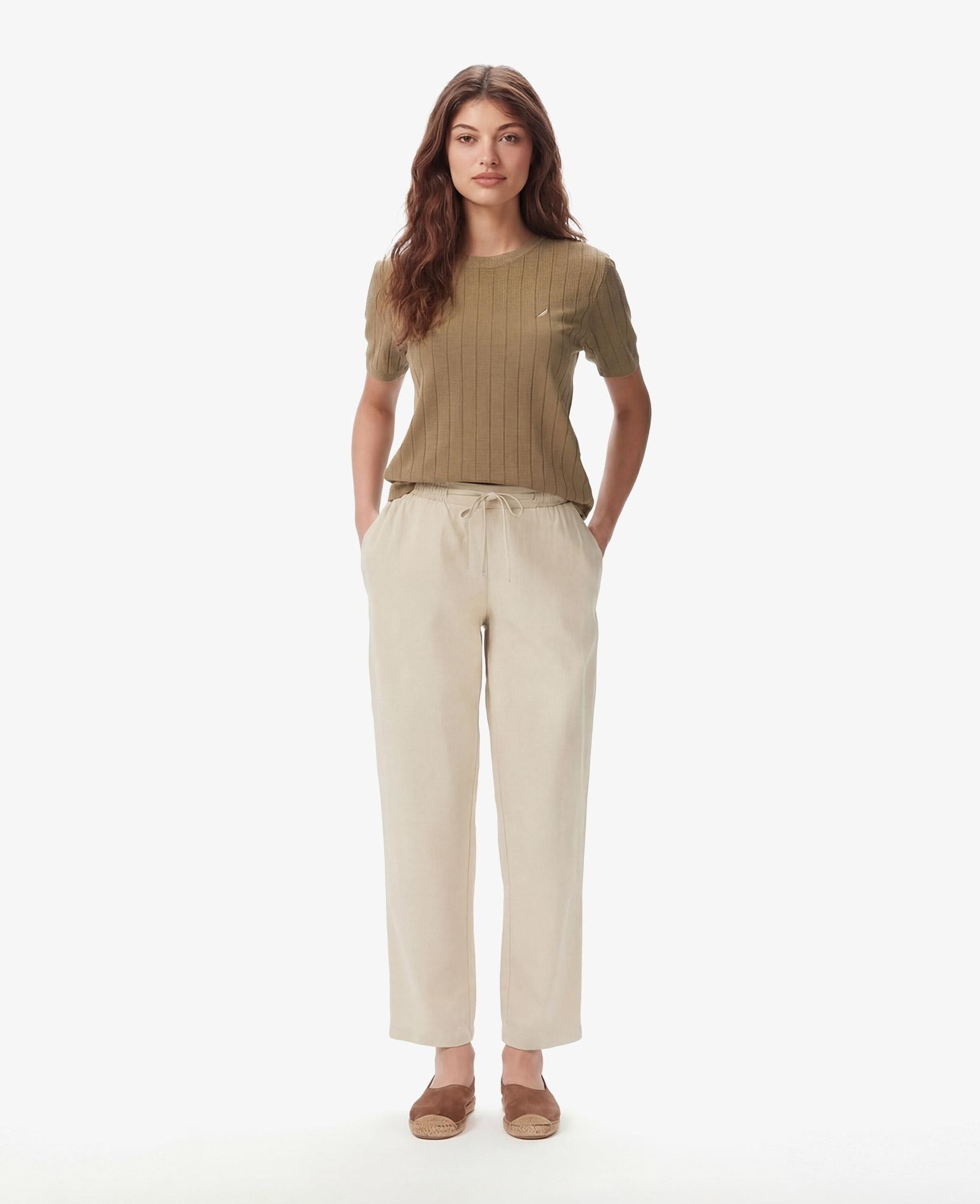 Nautica Kadın Yeşil Slim Fit Triko