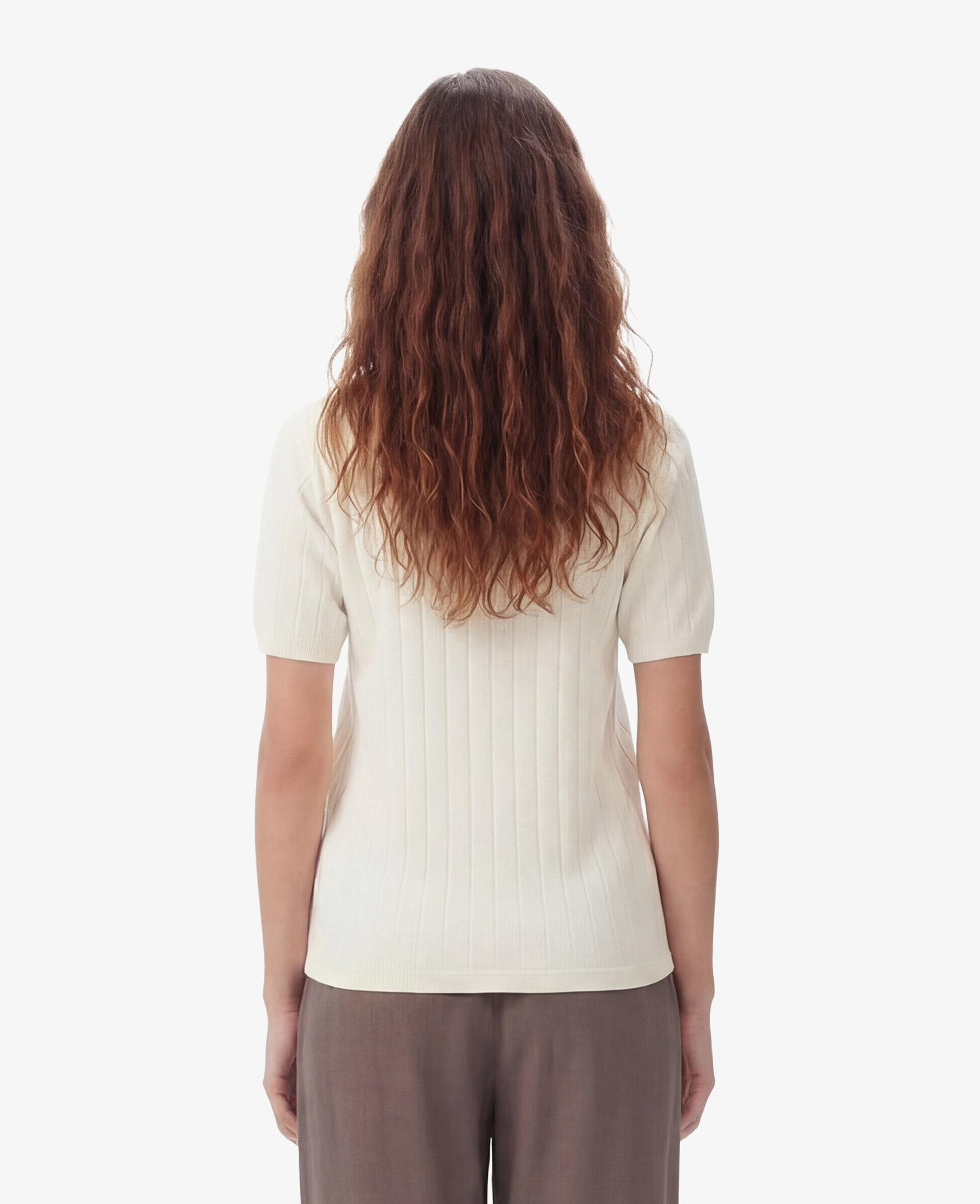 Nautica Kadın Krem Slim Fit Triko