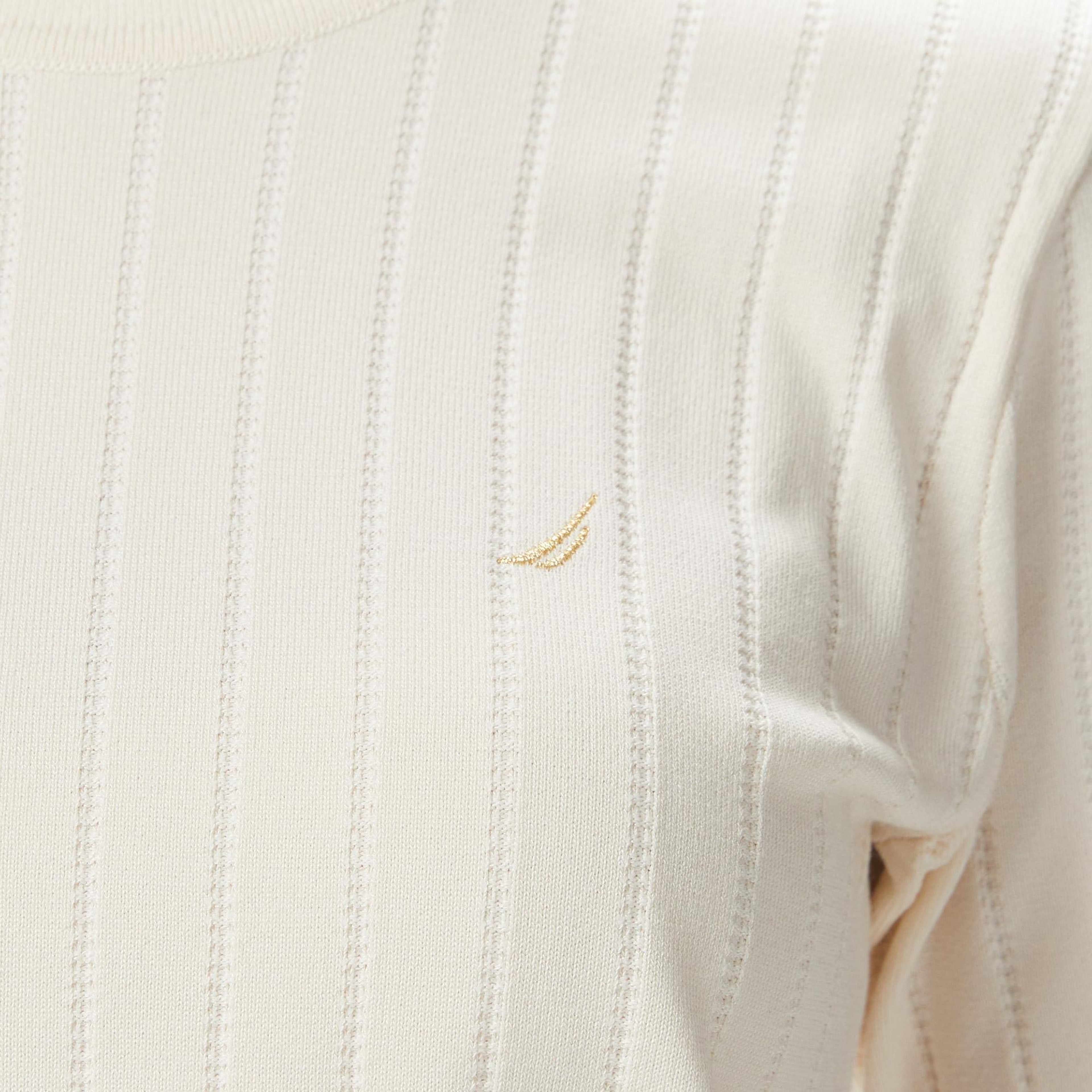 Nautica Kadın Krem Slim Fit Triko