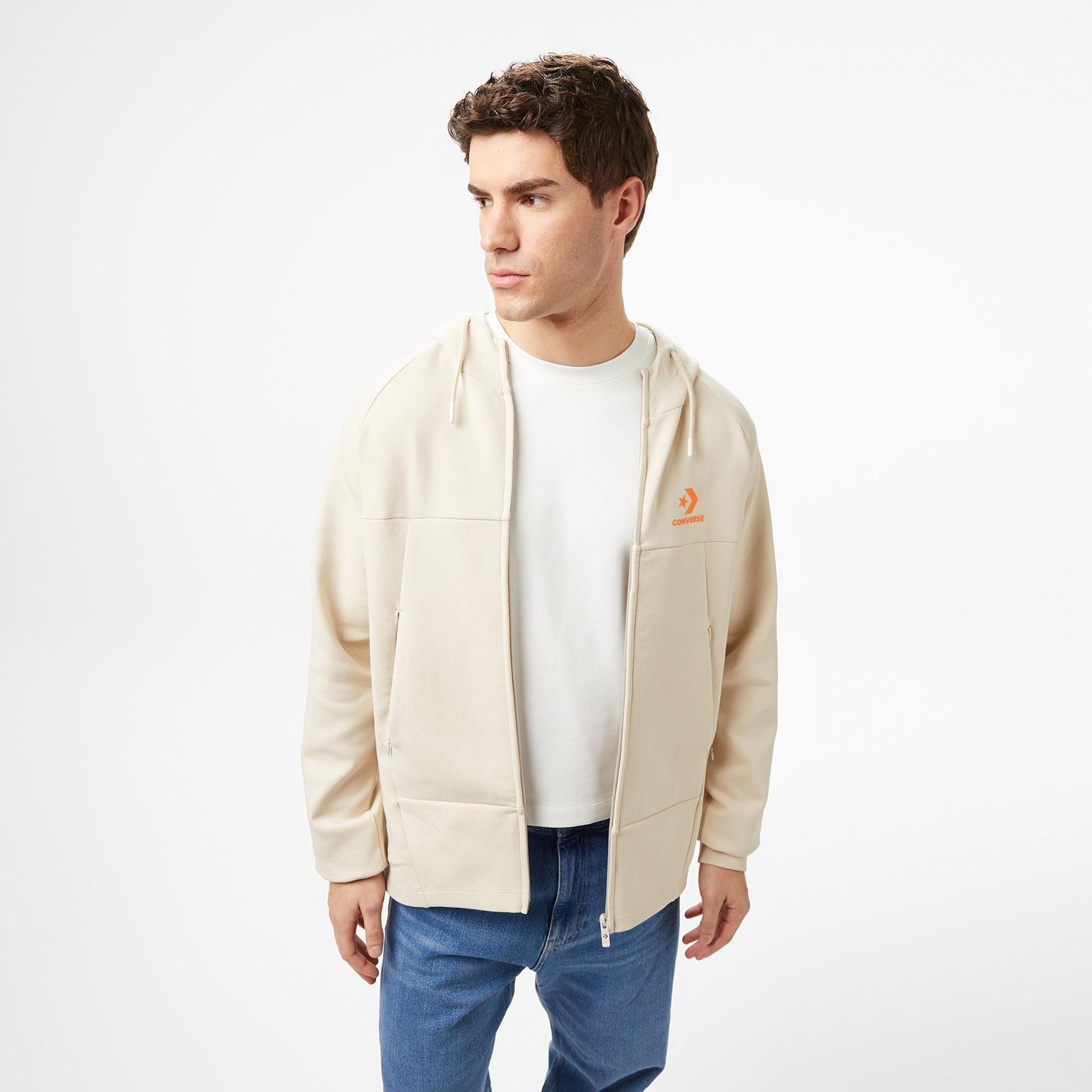 Converse Erkek Bej Sweatshirt