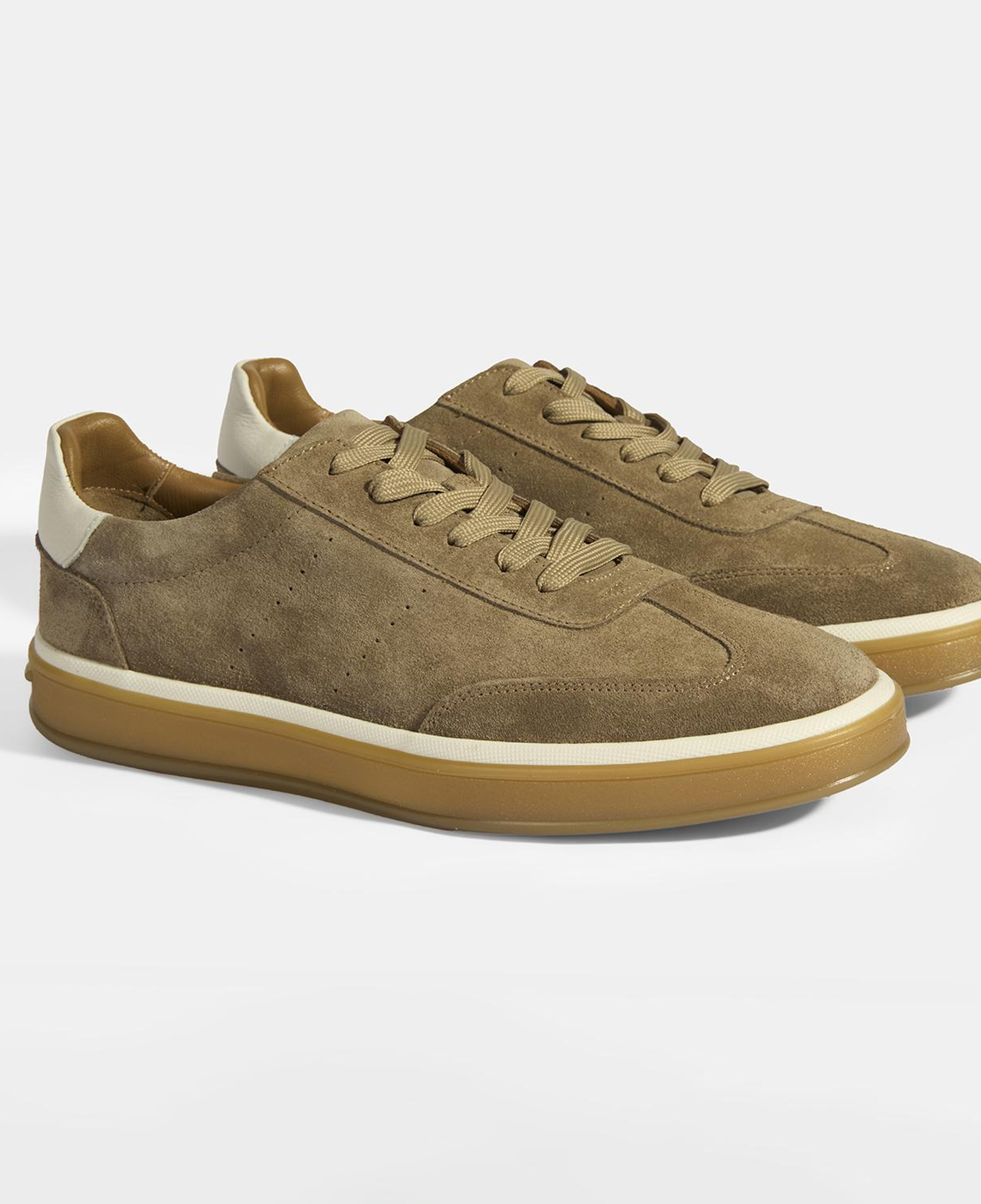 Lianra Bej Erkek Süet Bağcıklı Günlük Ayakkabı