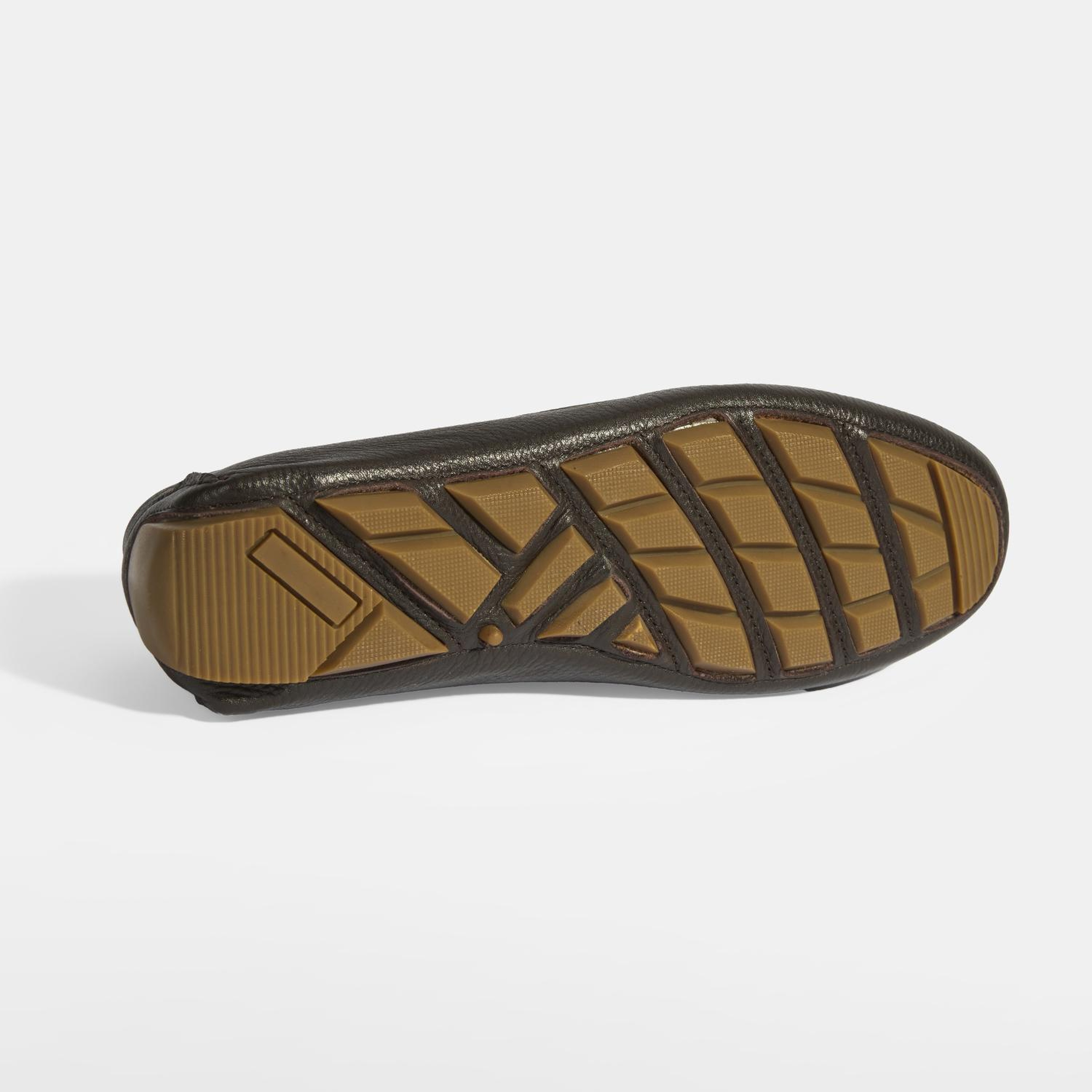 Erkek Kahve Slip-On Deri Loafer