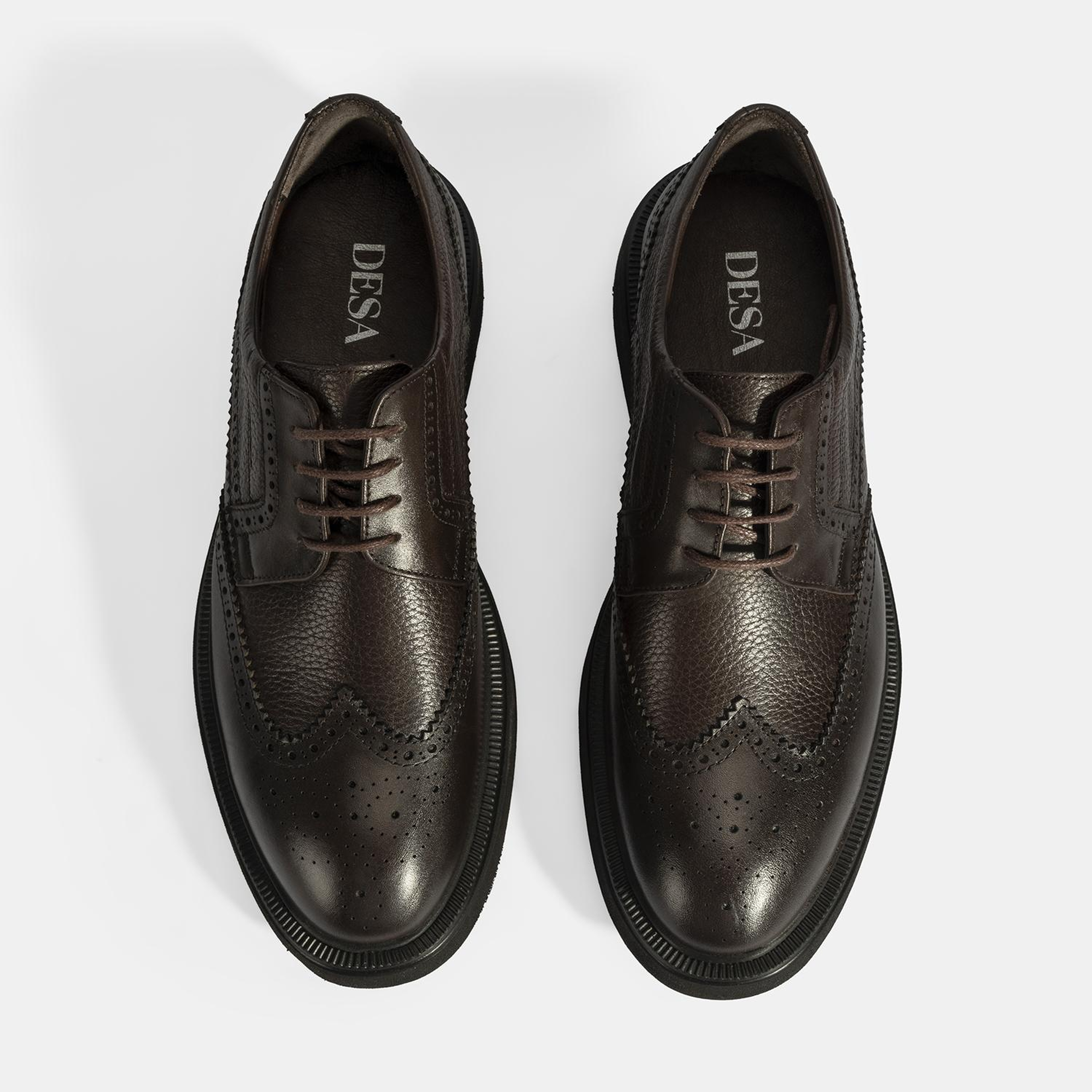 Erkek Kahve Bağcıklı Klasik Ayakkabı