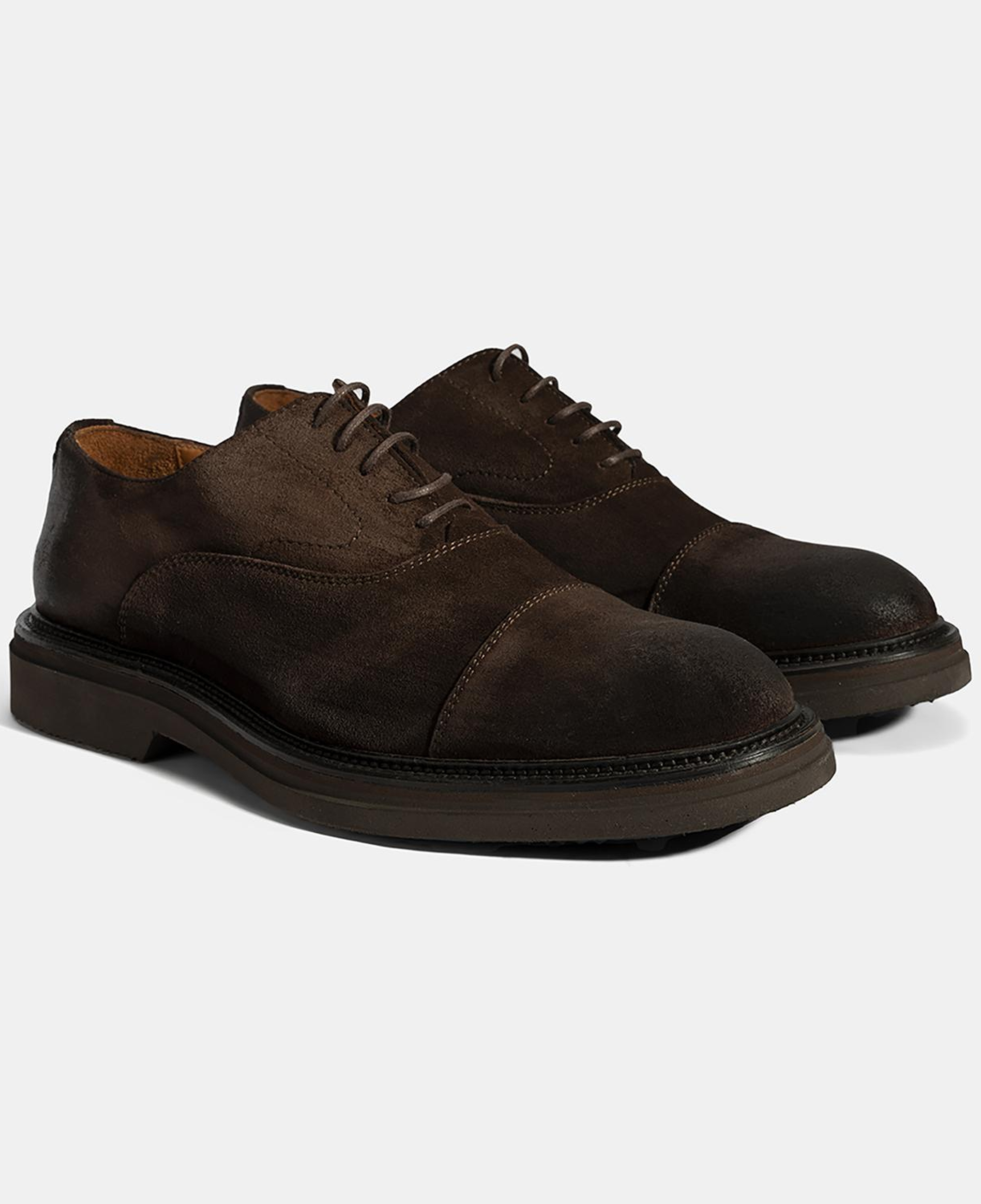 Erkek Kahve Bağcıklı Süet Günlük Ayakkabı