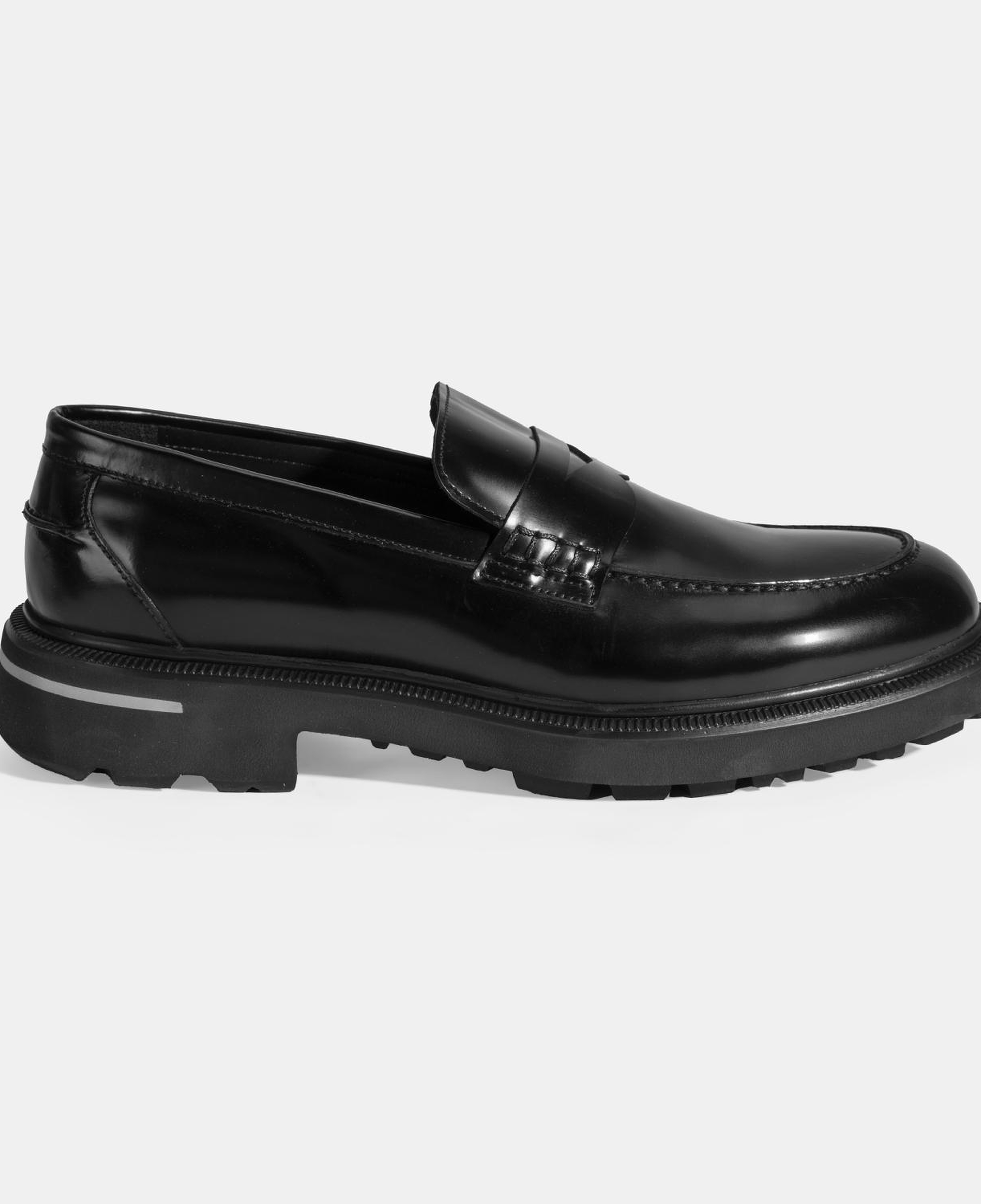 Erkek Siyah Deri Loafer