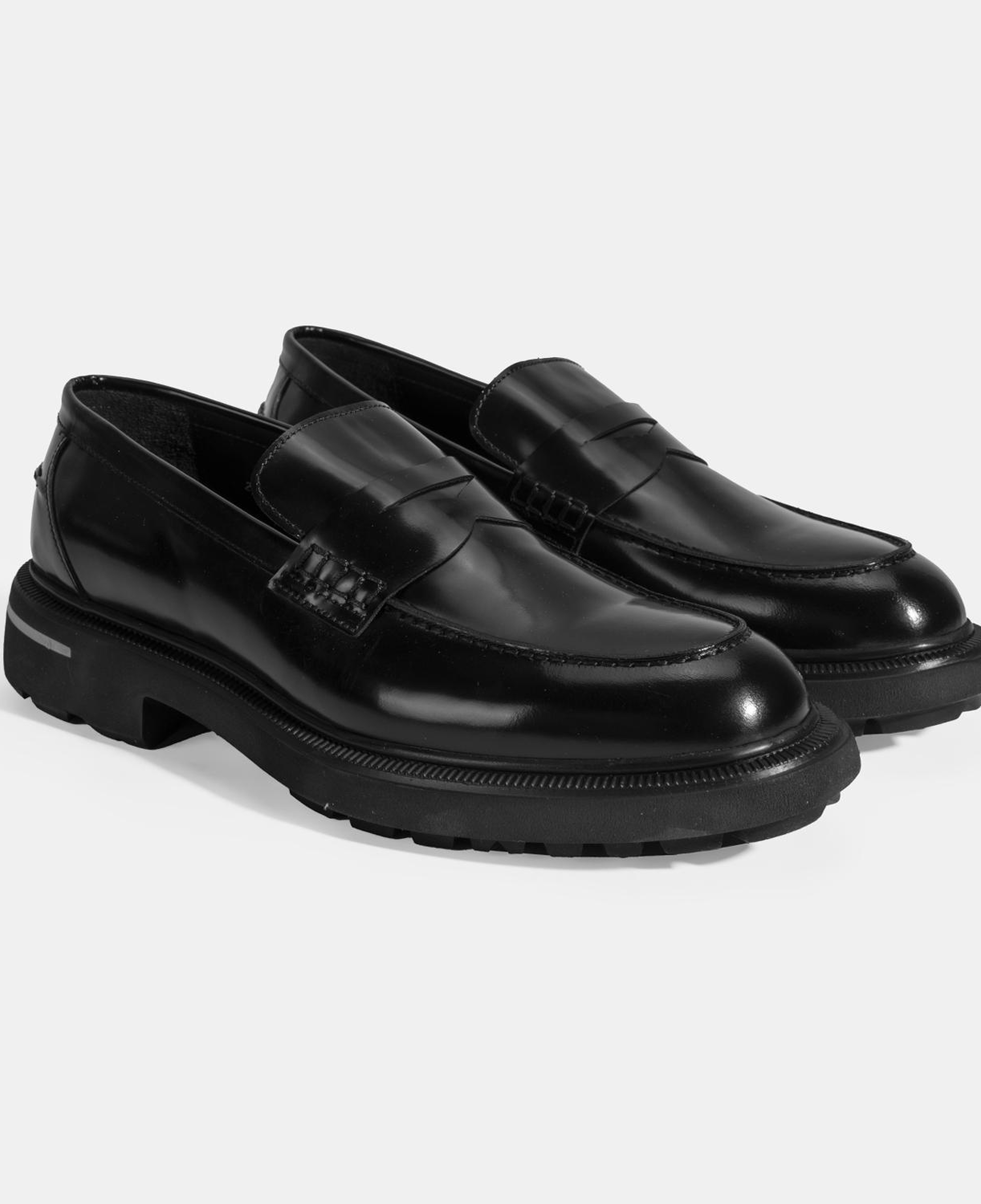 Erkek Siyah Deri Loafer