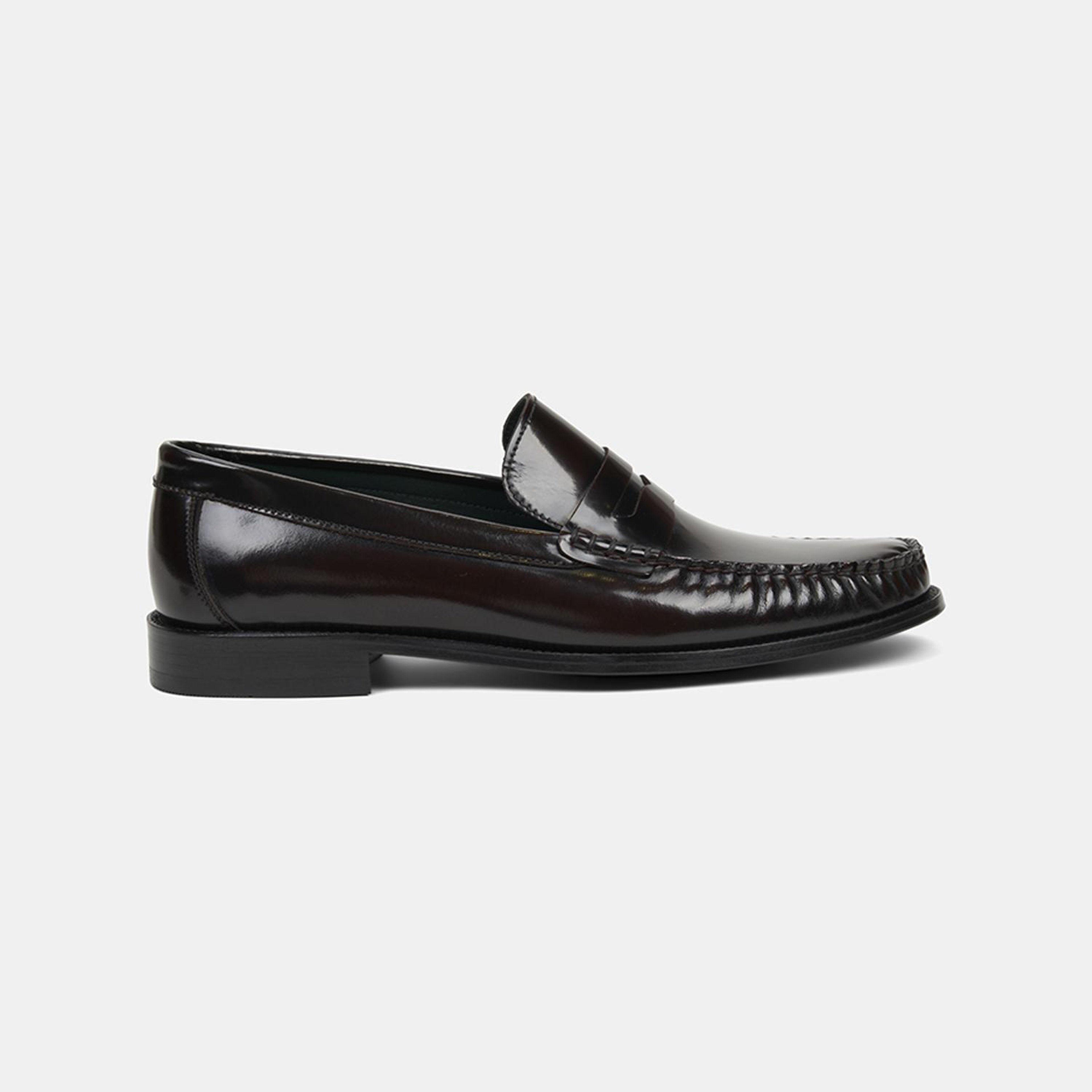 Erkek Bordo Klasik Deri Loafer