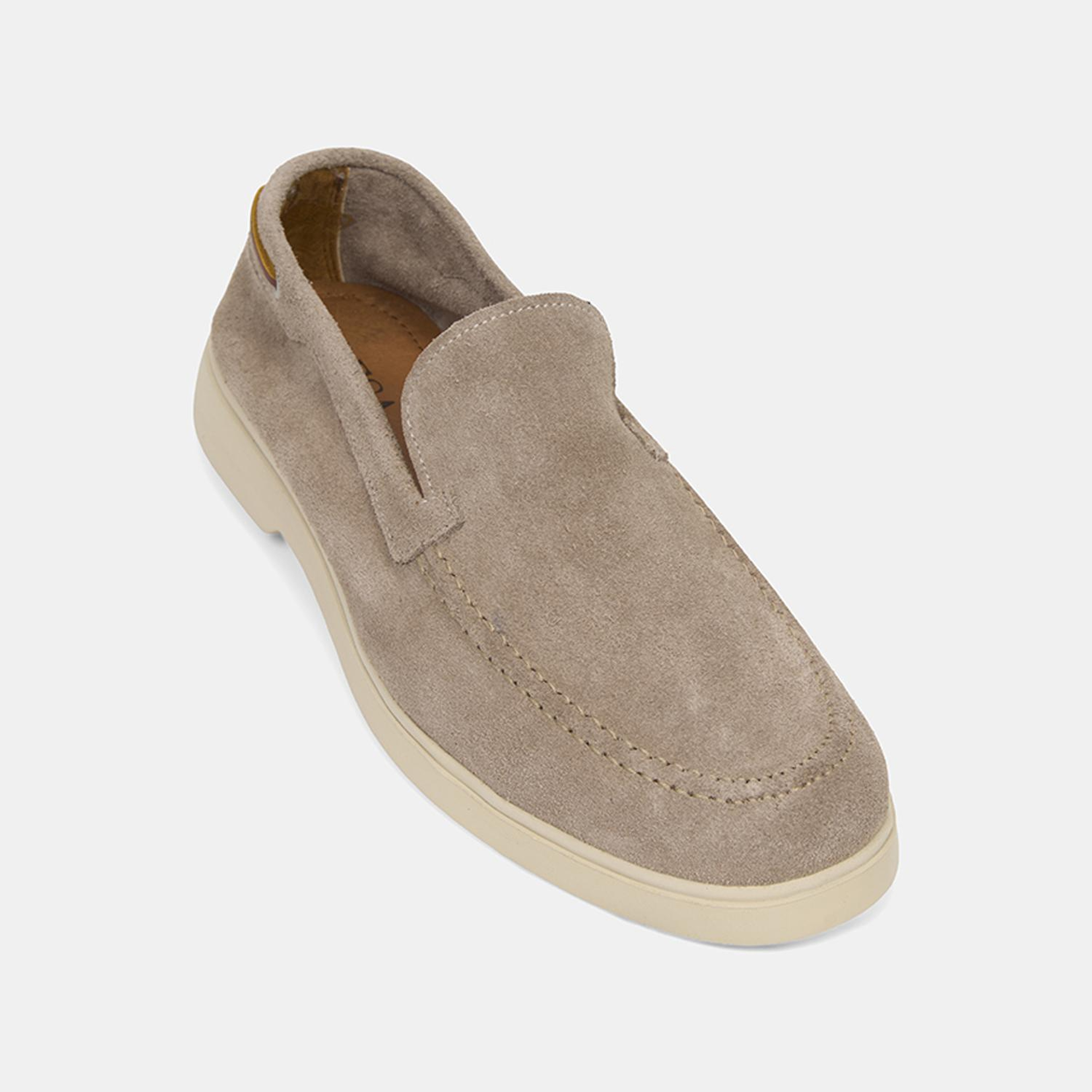 Erkek Vizon Süet Deri Loafer