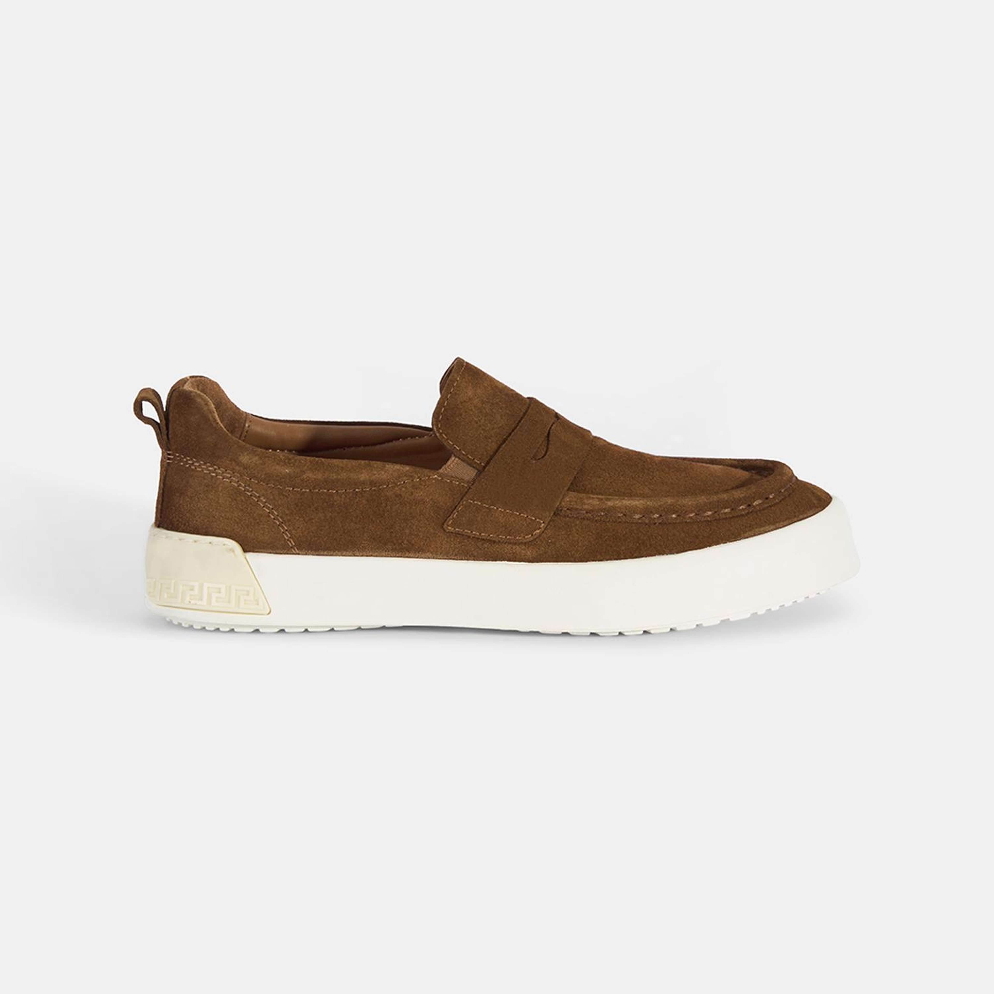 Erkek Taba Süet Deri Loafer