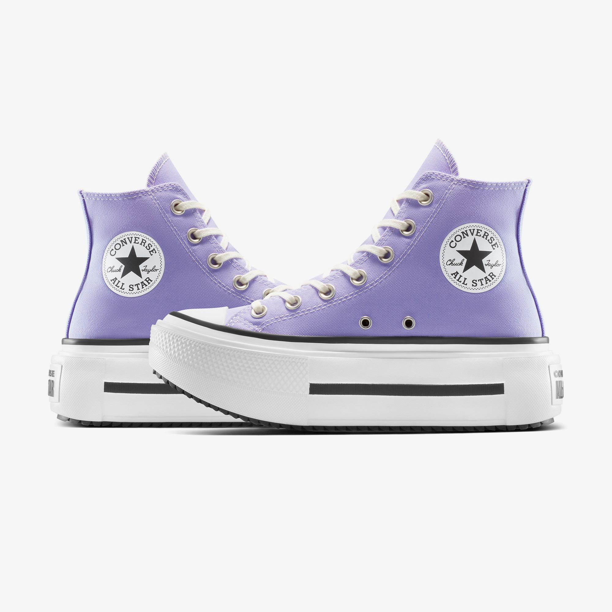 Converse Chuck Taylor All Star Lift Double Stack Unisex Mor Sneaker