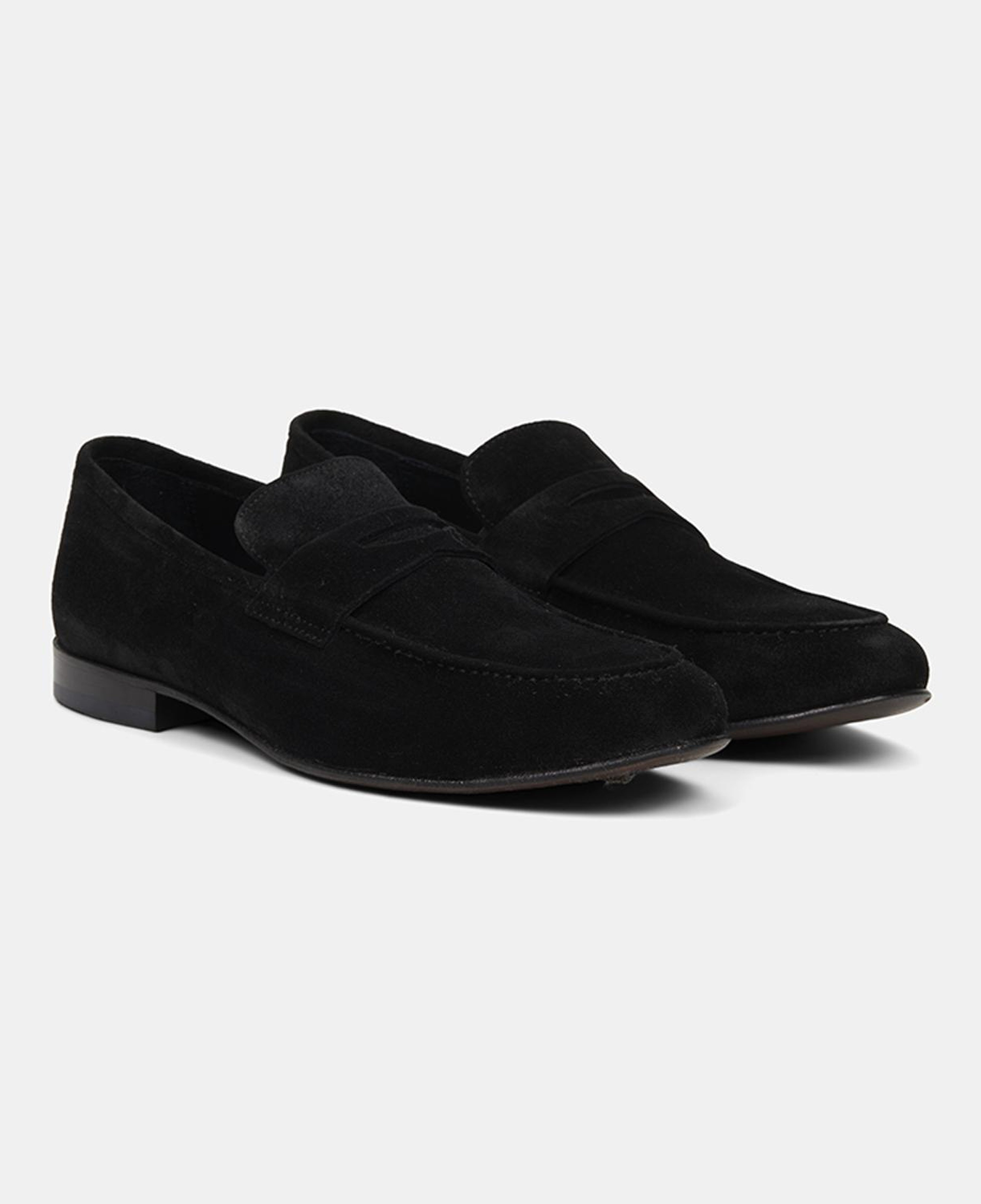 Erkek Siyah Klasik Süet Loafer