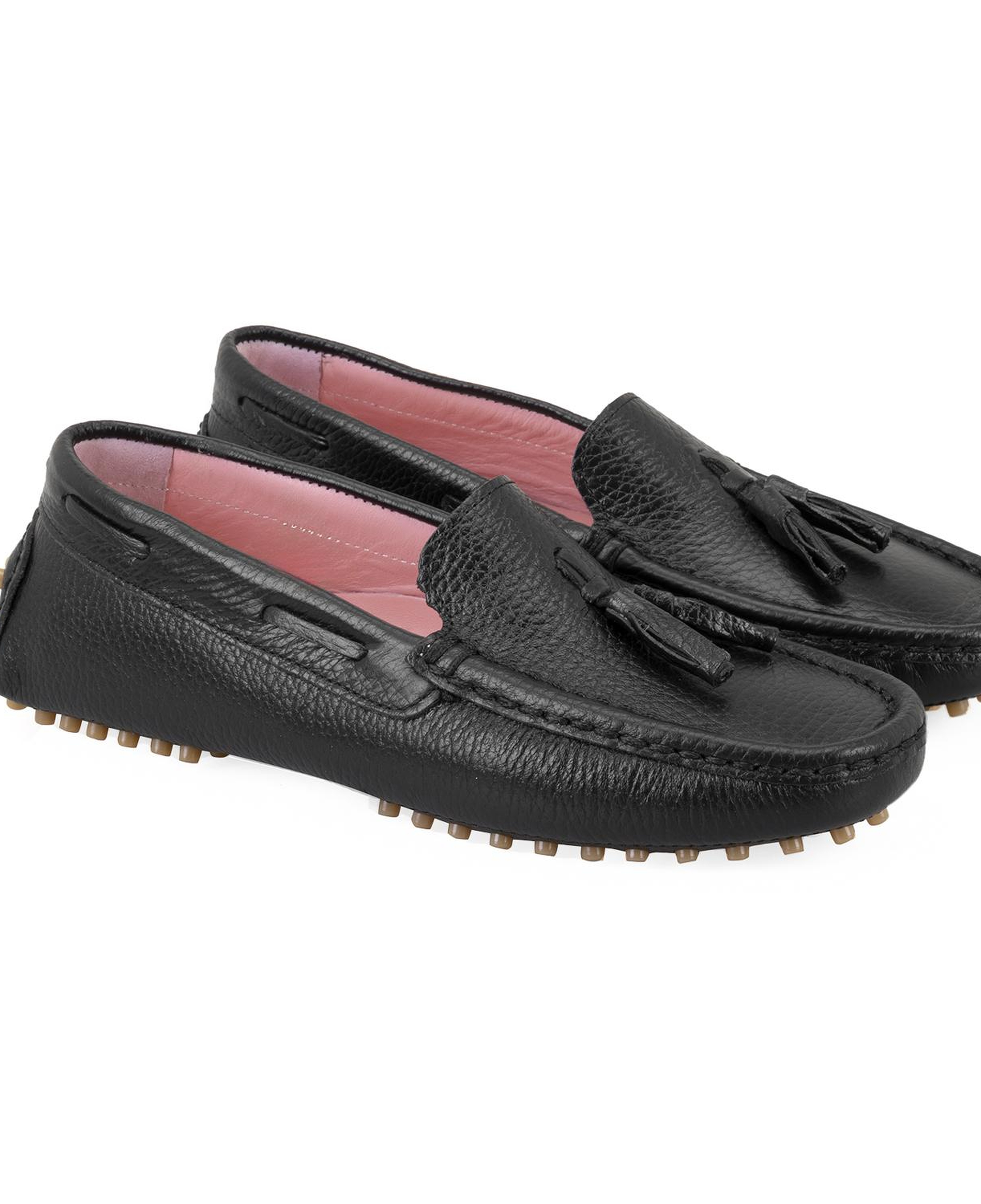 Kadın Siyah Deri Loafer