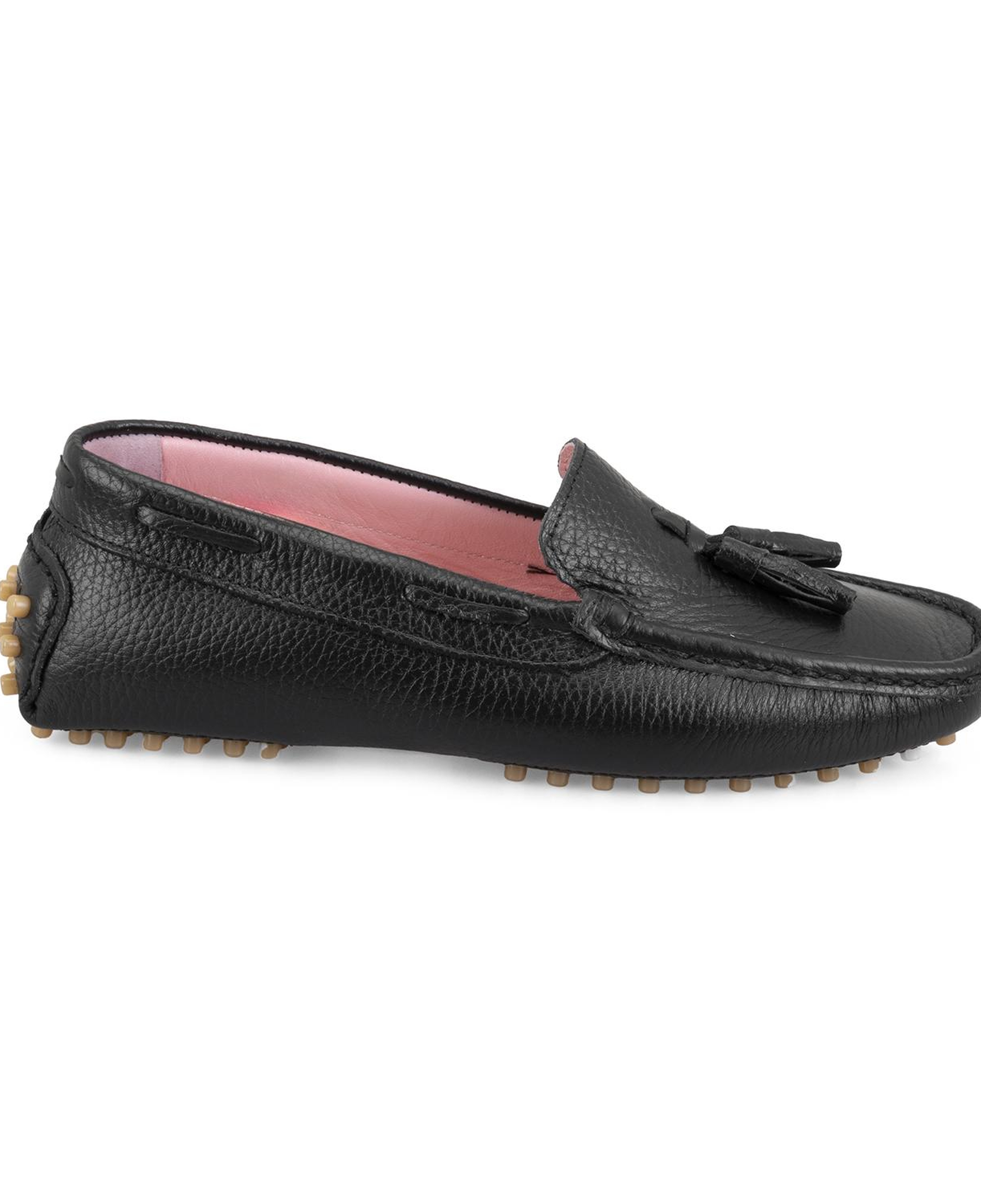 Kadın Siyah Deri Loafer