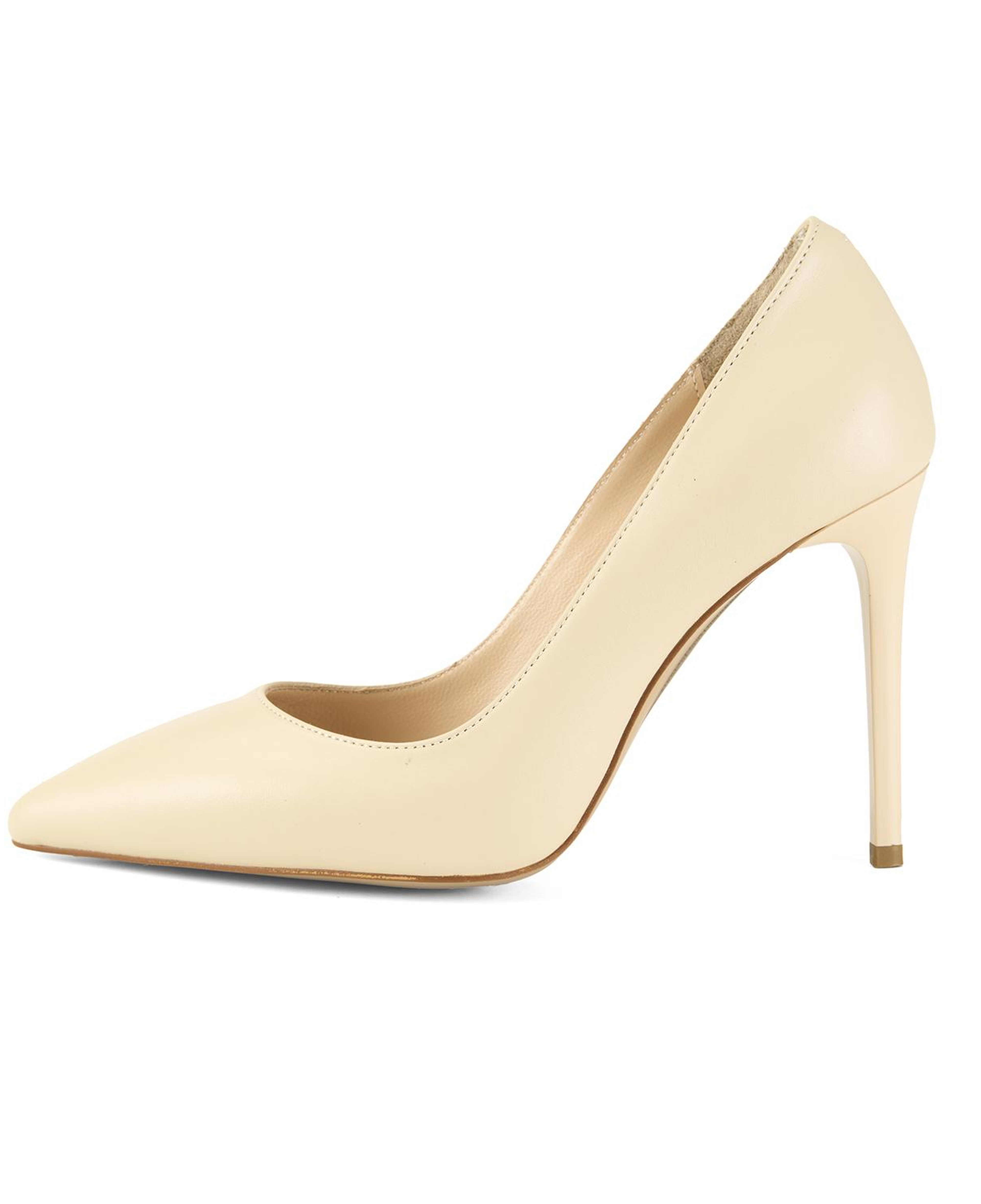 Kadın Ten Klasik Deri Stiletto