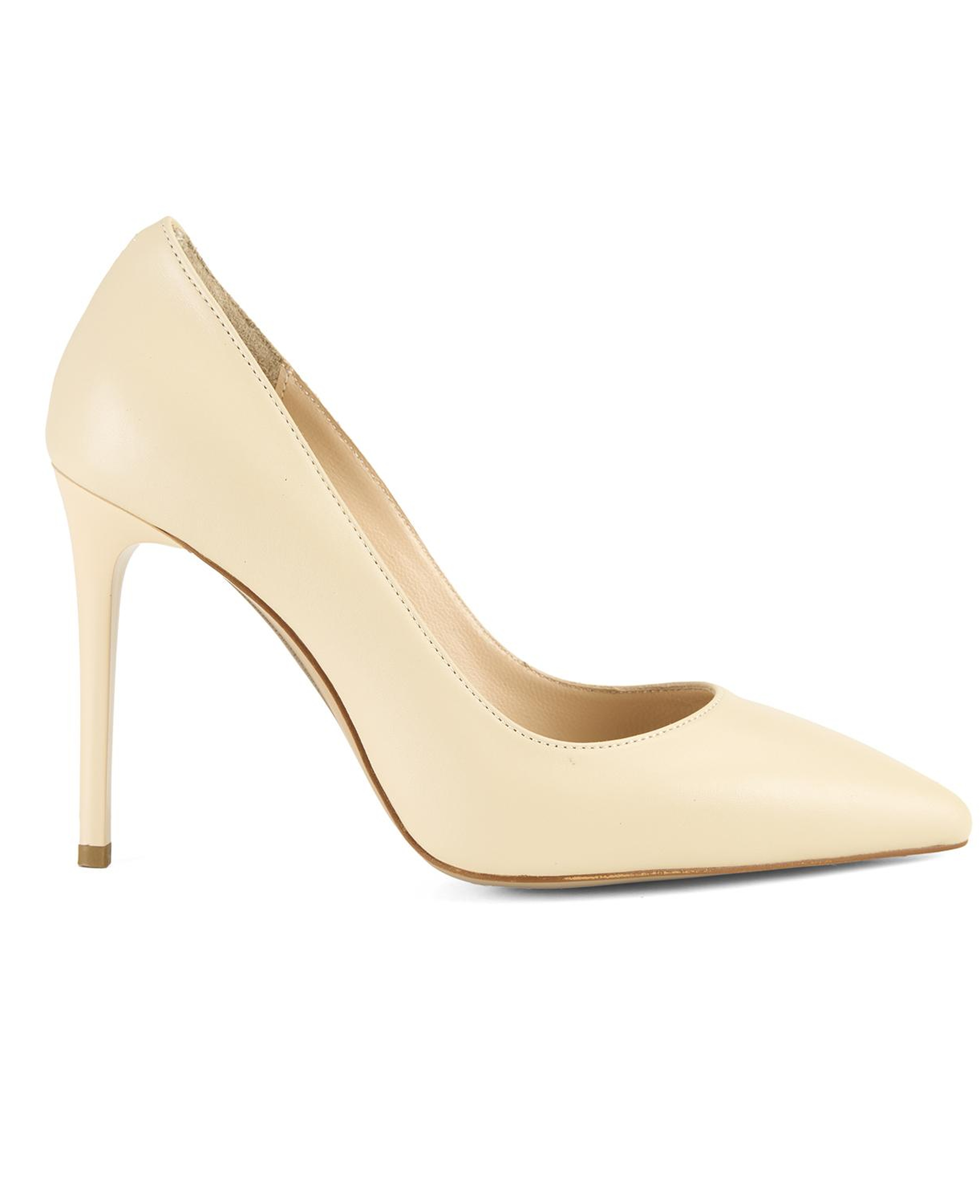 Kadın Ten Klasik Deri Stiletto