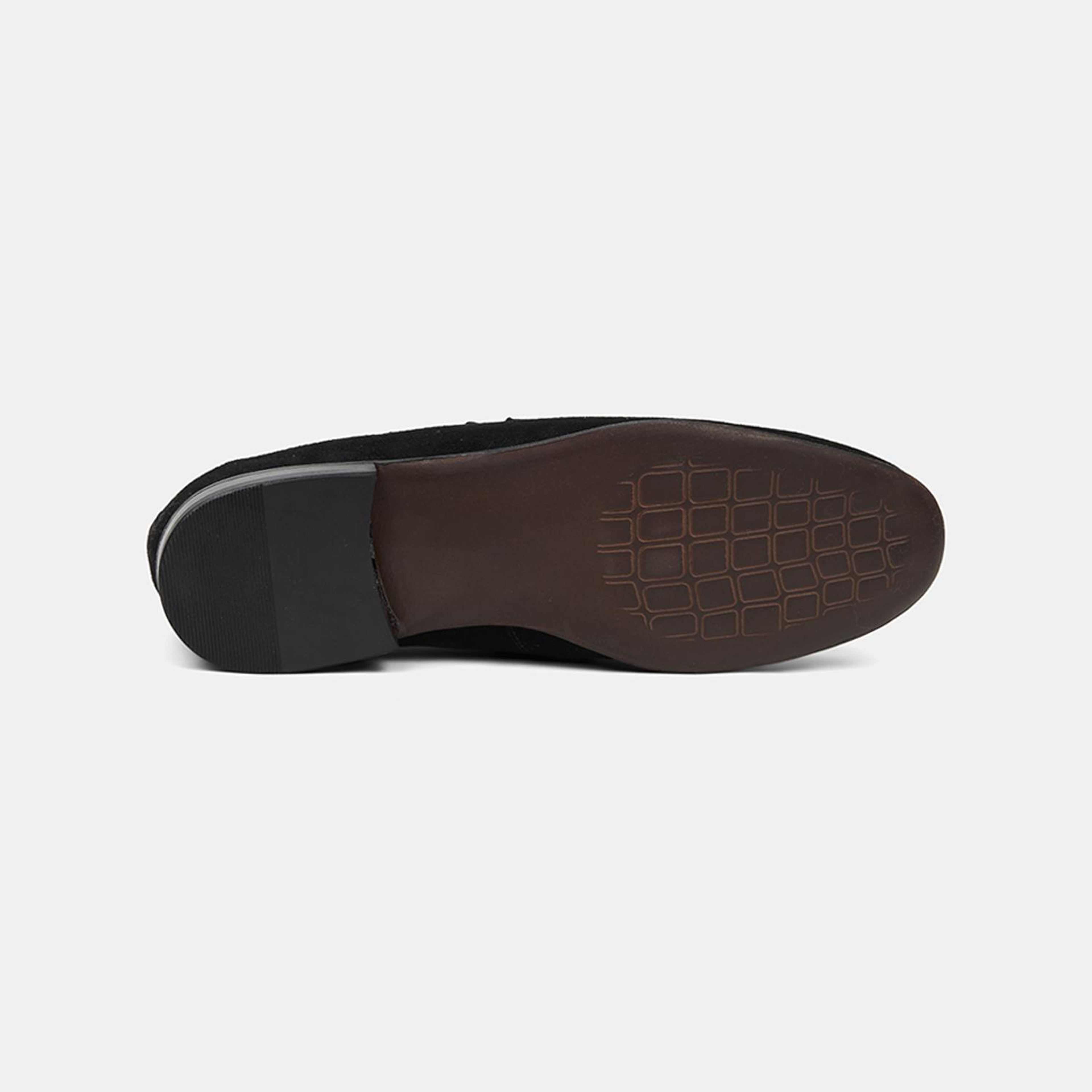 Erkek Siyah Klasik Süet Loafer