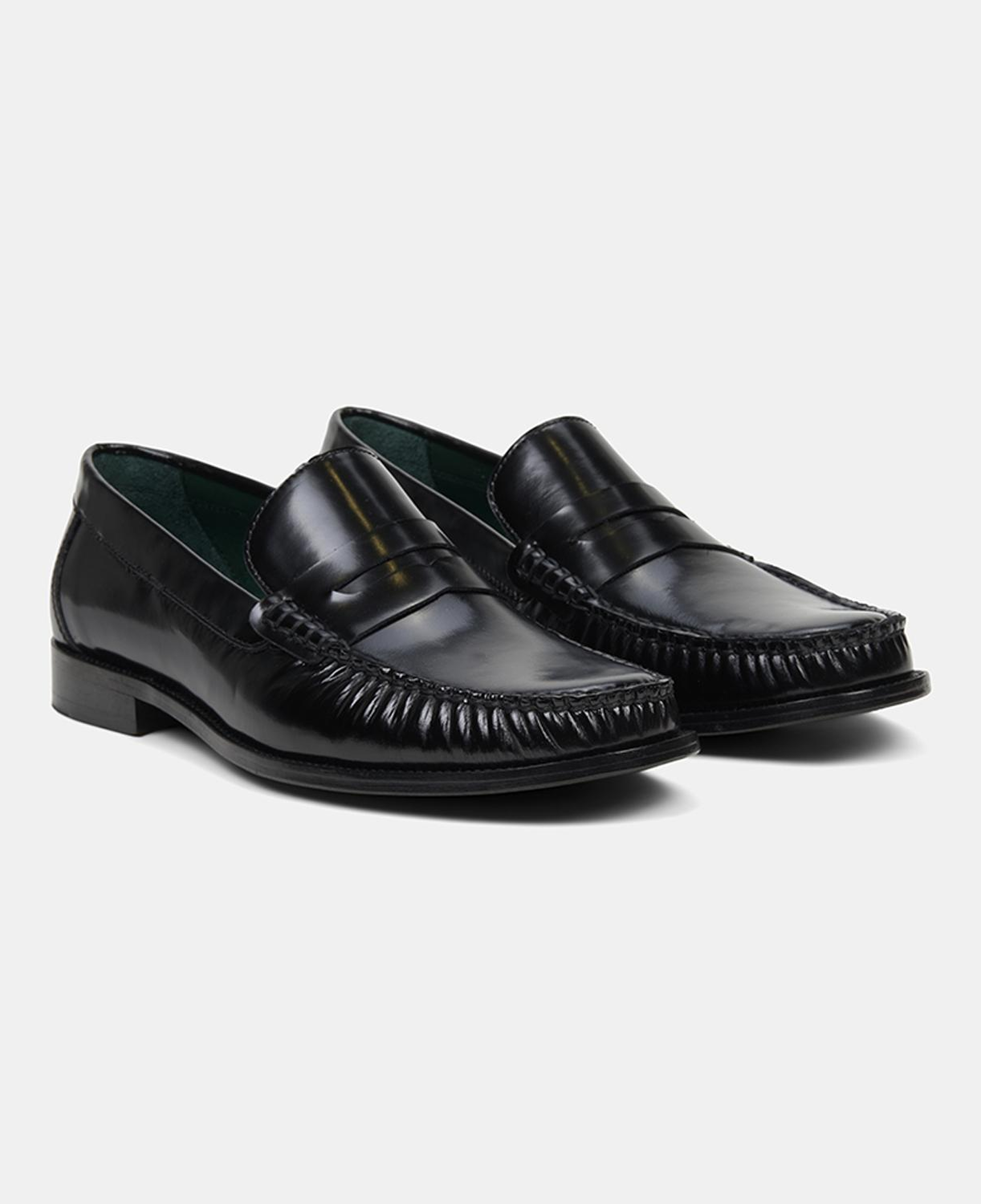 Erkek Siyah Klasik Deri Loafer
