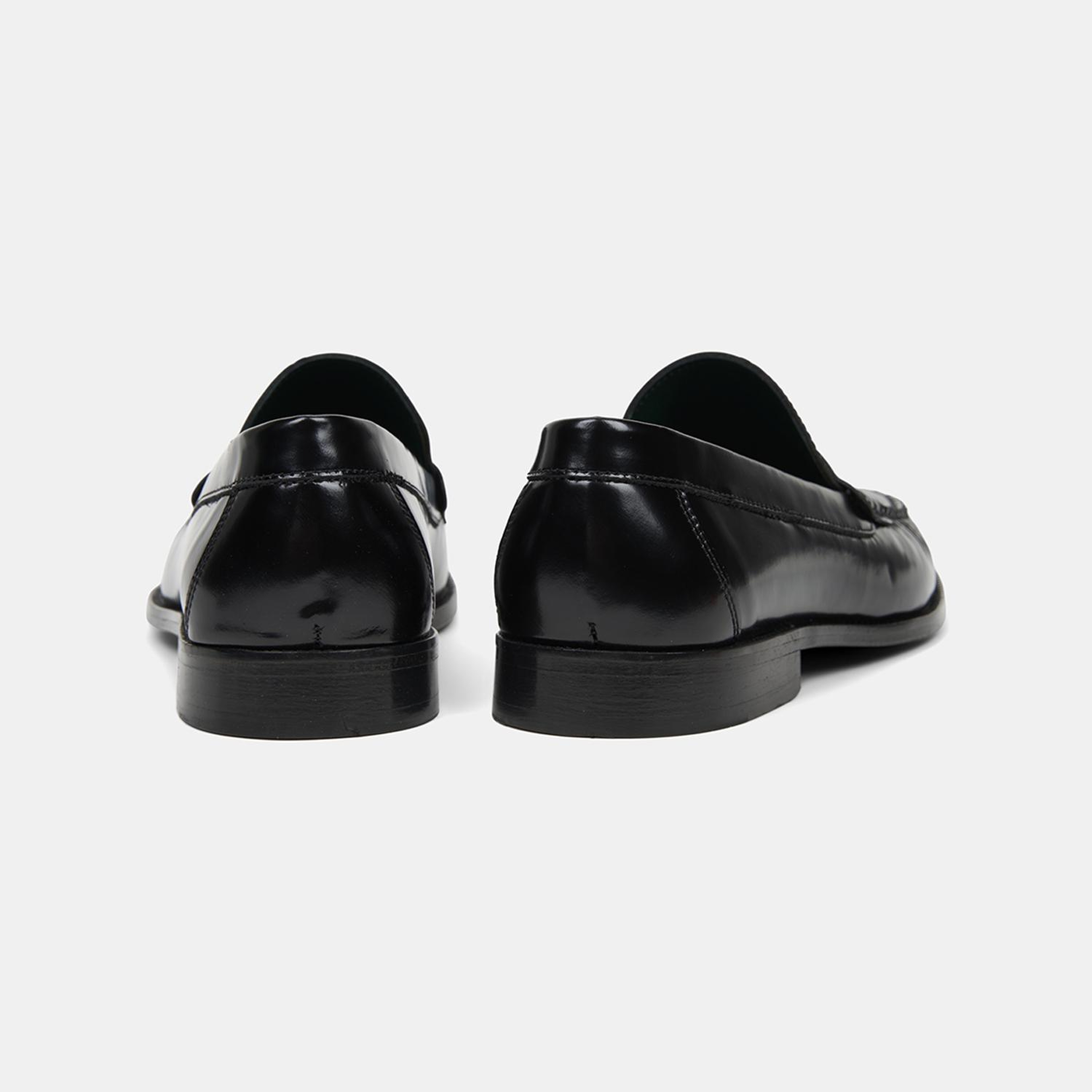 Erkek Siyah Klasik Deri Loafer