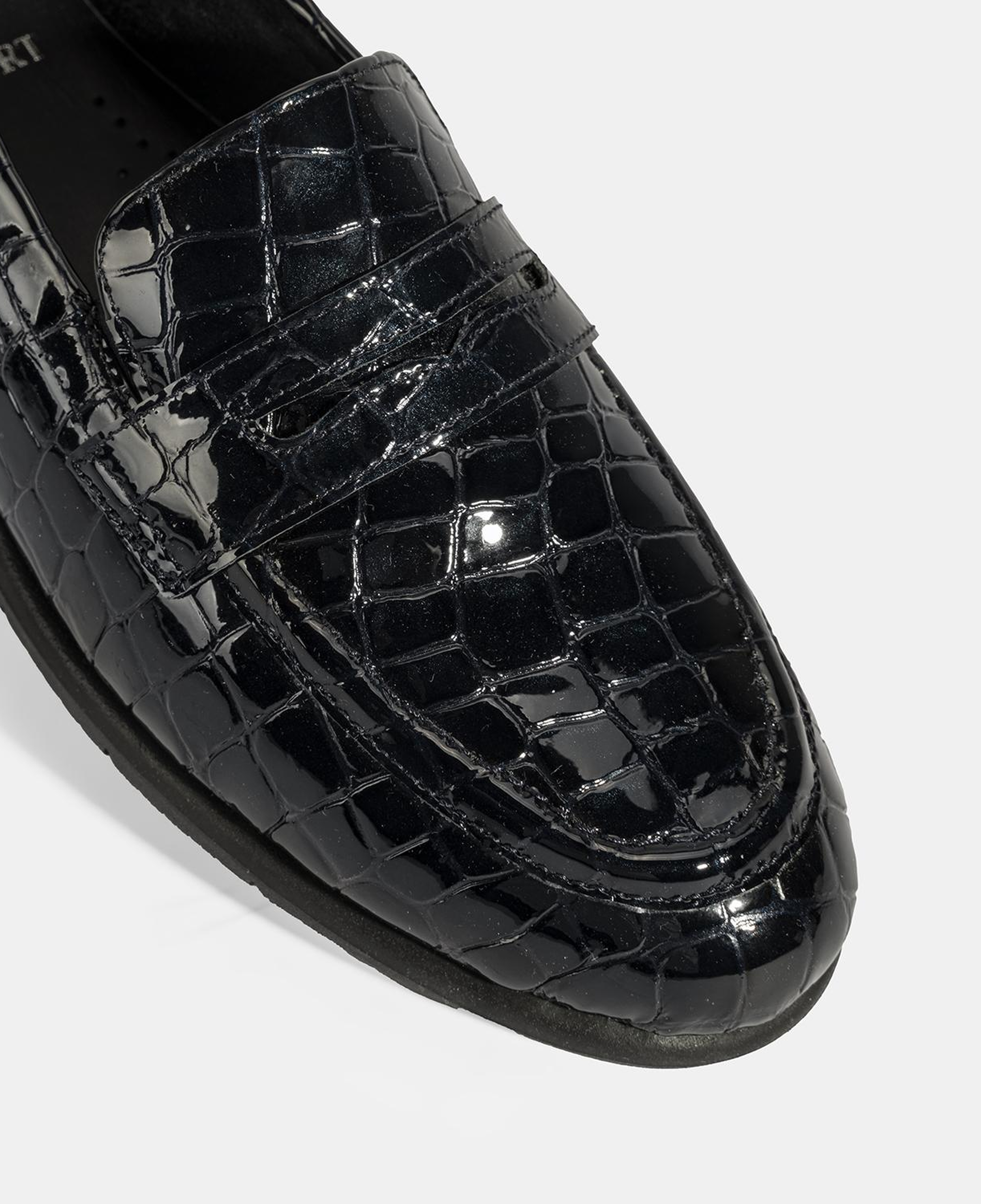 Kadın Lacivert DesaComfort Dolgu Topuklu Deri Ayakkabı