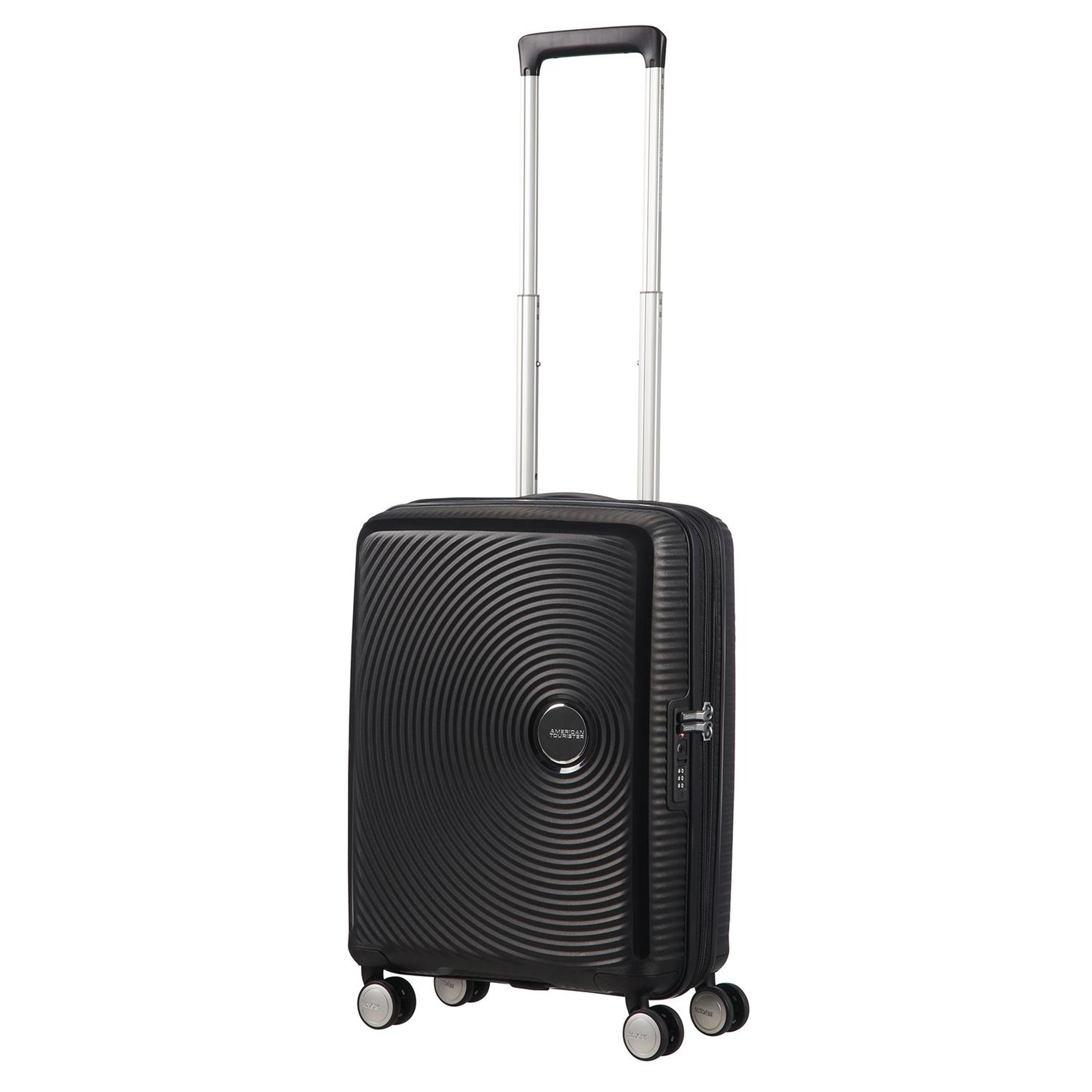 American Tourister Siyah Soundbox - Körüklü 55/20 Kabin Boy Sert Valiz
