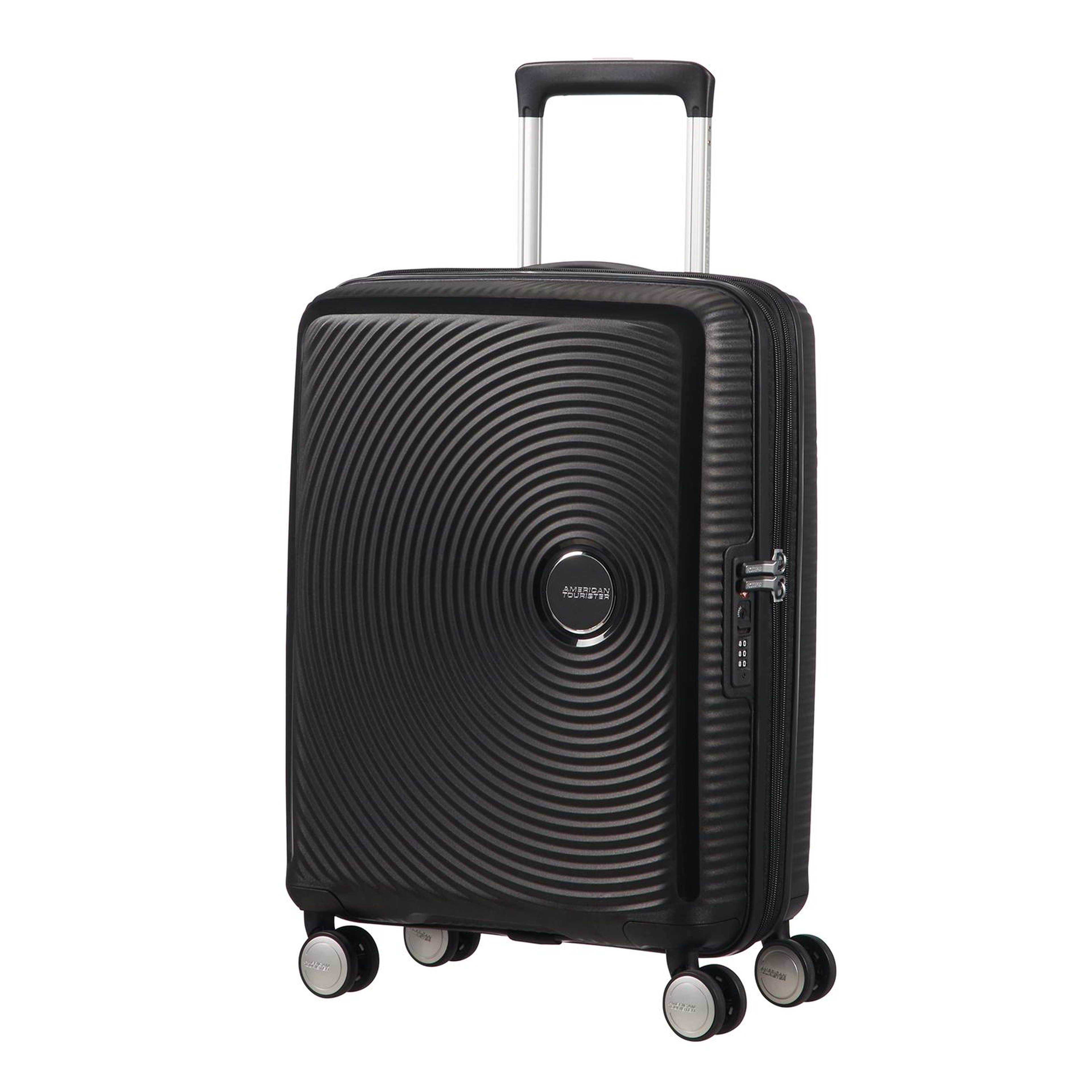 American Tourister Siyah Soundbox - Körüklü 55/20 Kabin Boy Sert Valiz