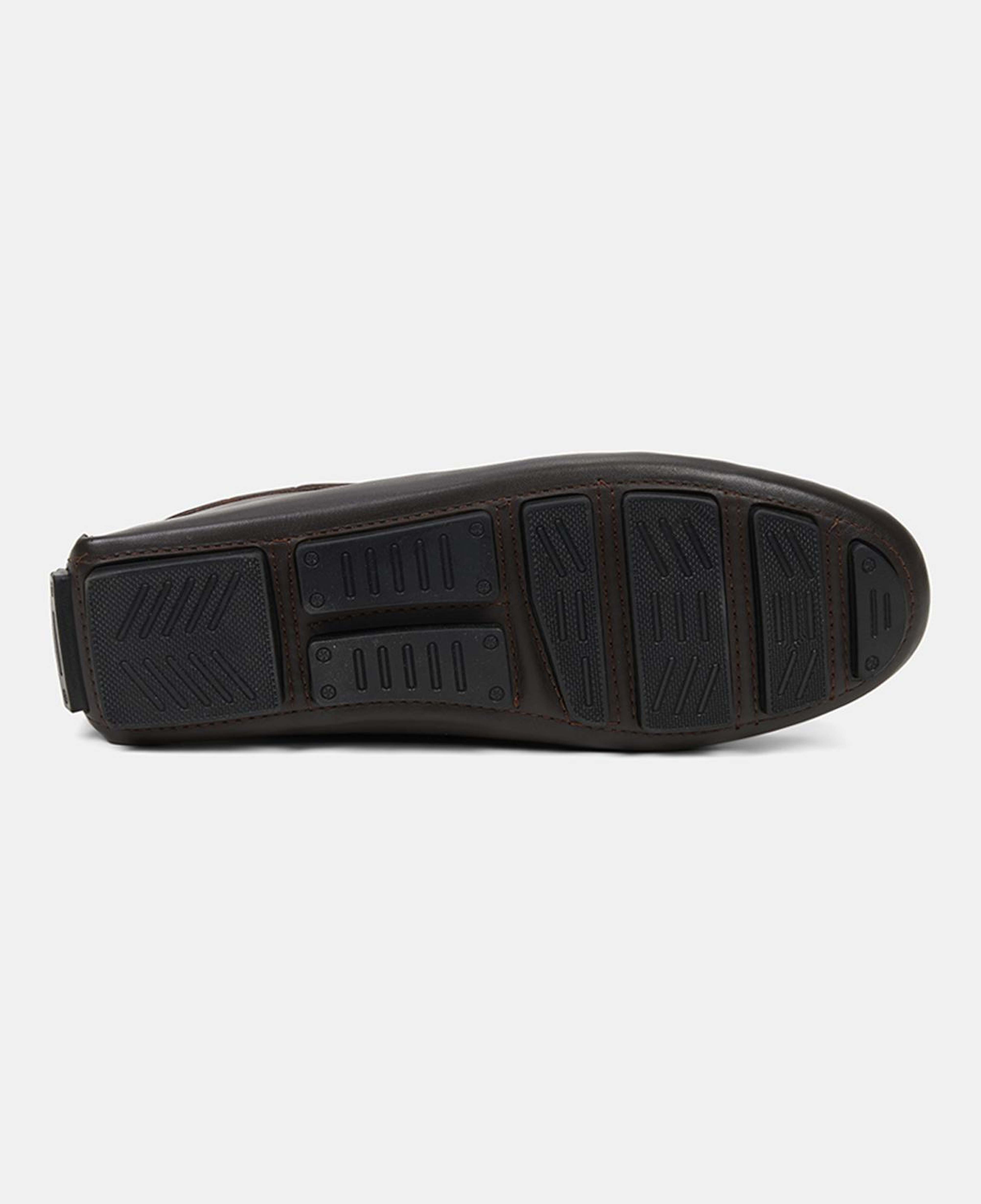 Erkek Kahve Bağcık Detaylı Deri Loafer