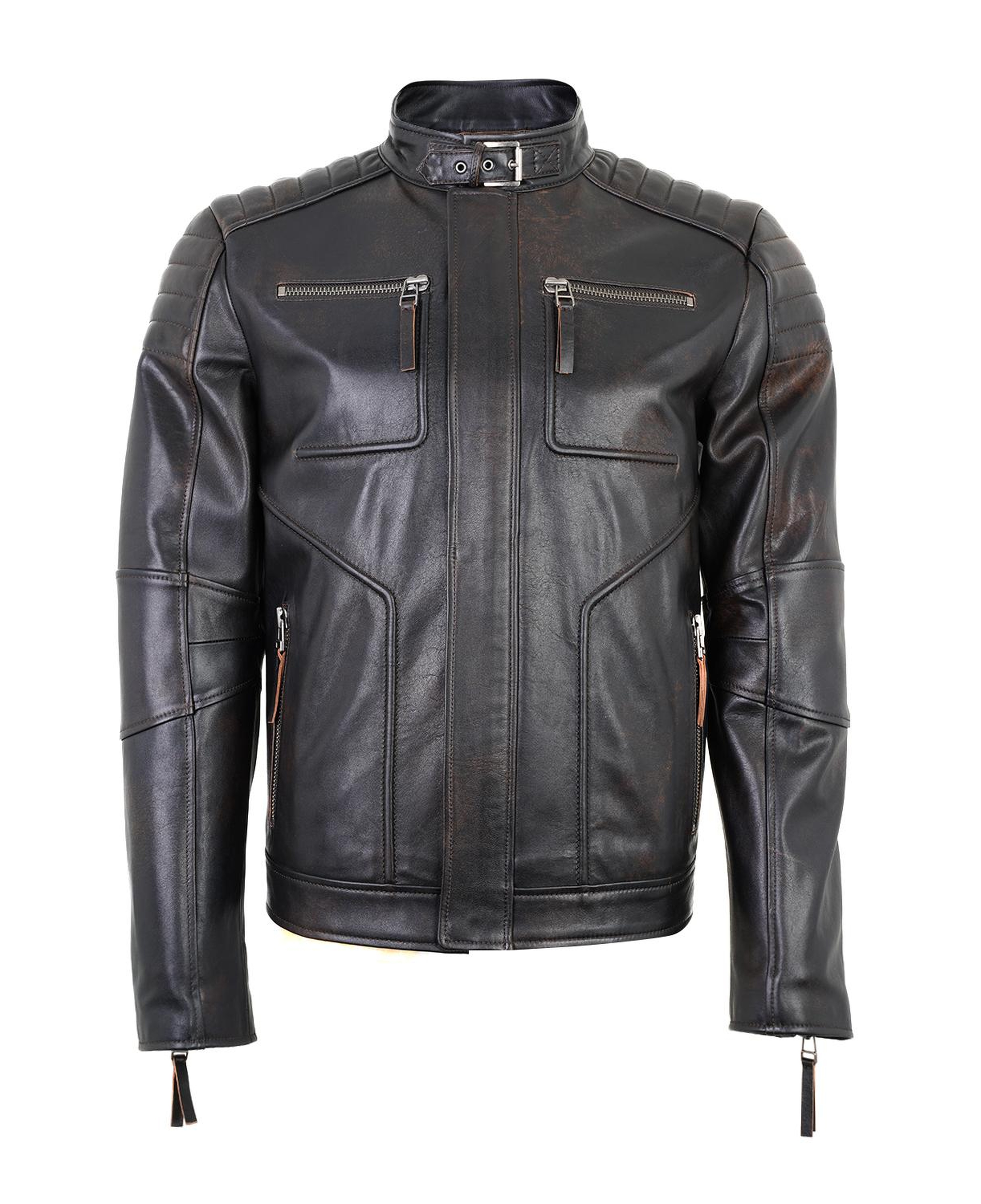 Nancy Vintage Erkek Deri Mont