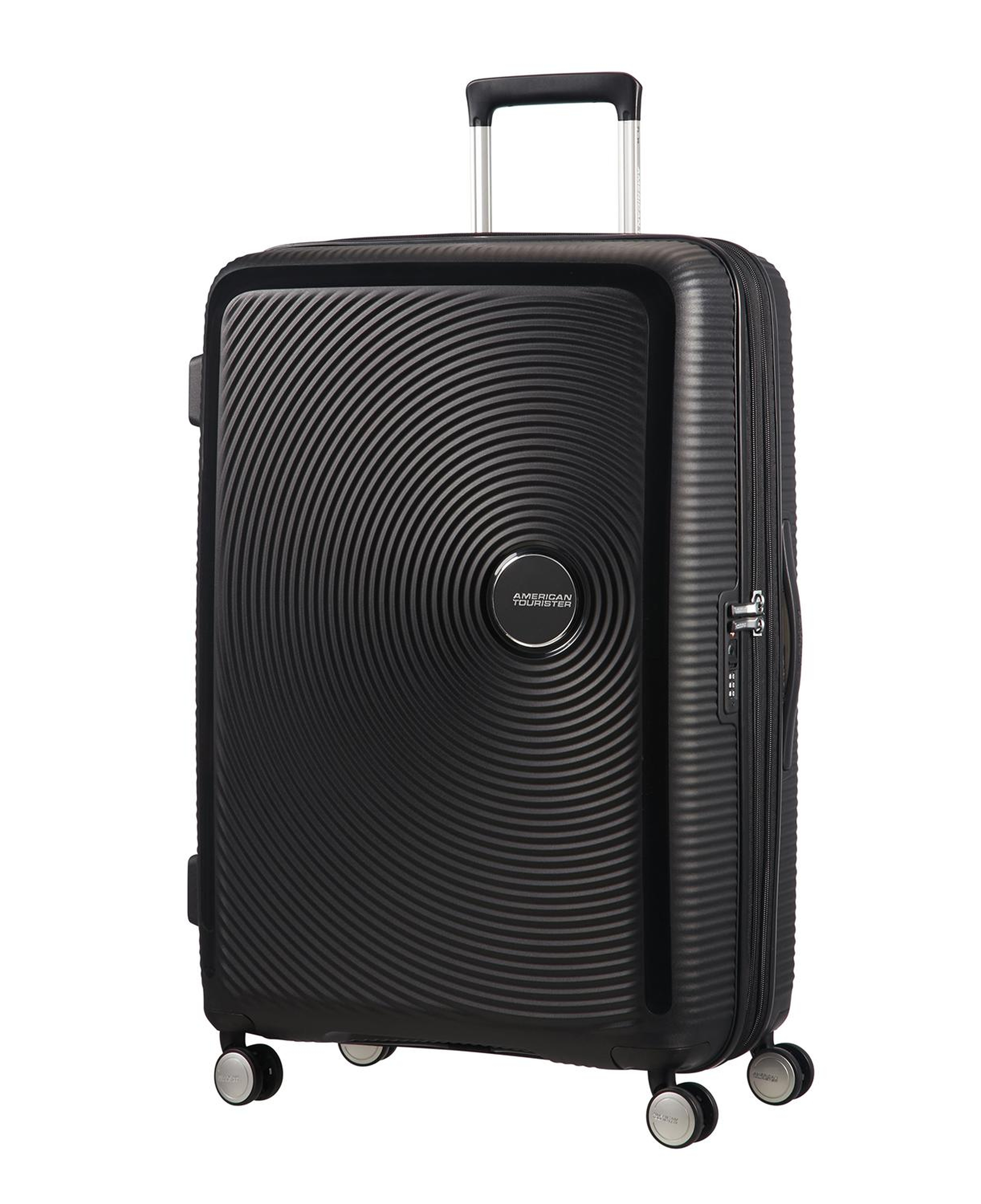 American Tourister Siyah Soundbox - Körüklü 77 cm Büyük Sert Valiz