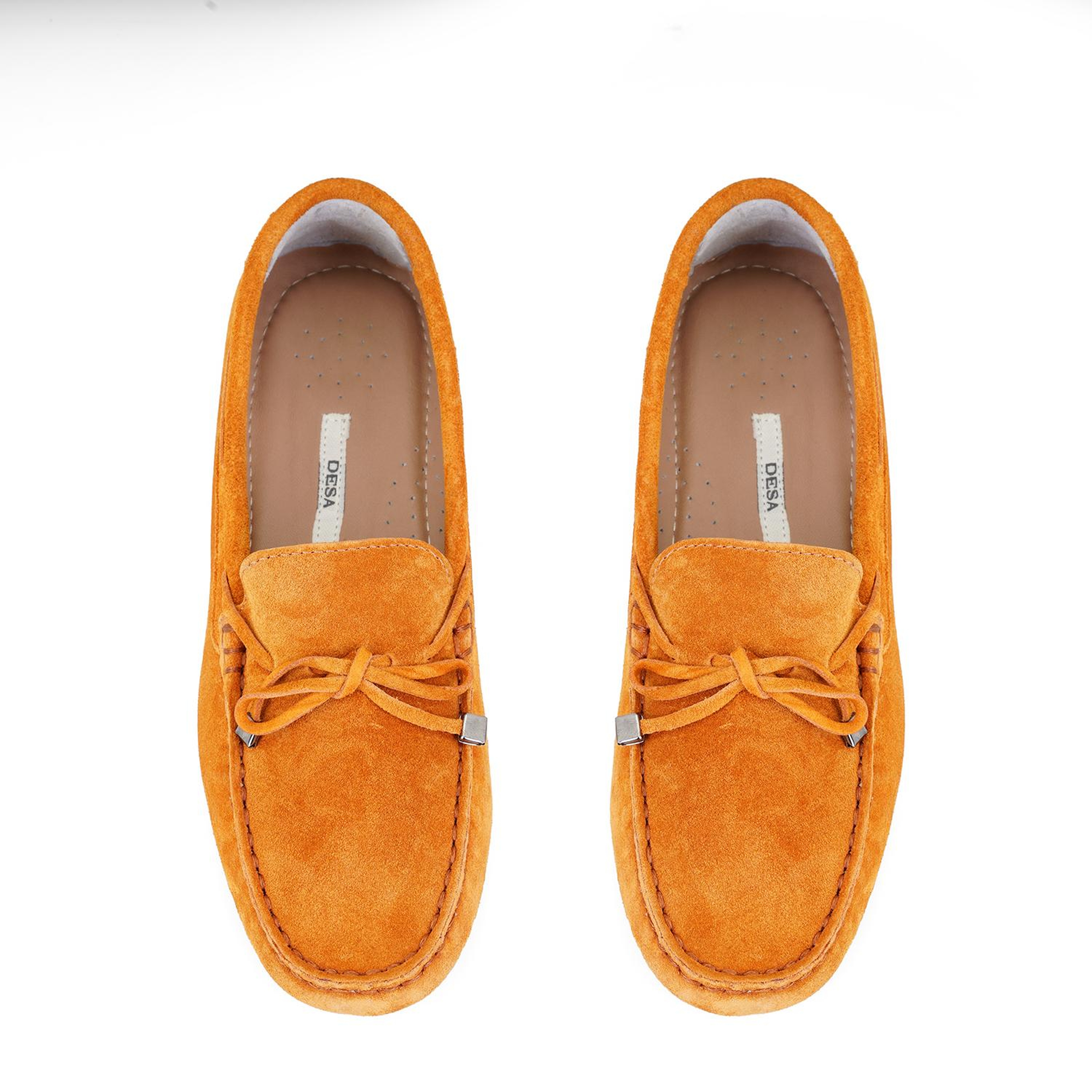 Kadın Sarı Deri Loafer