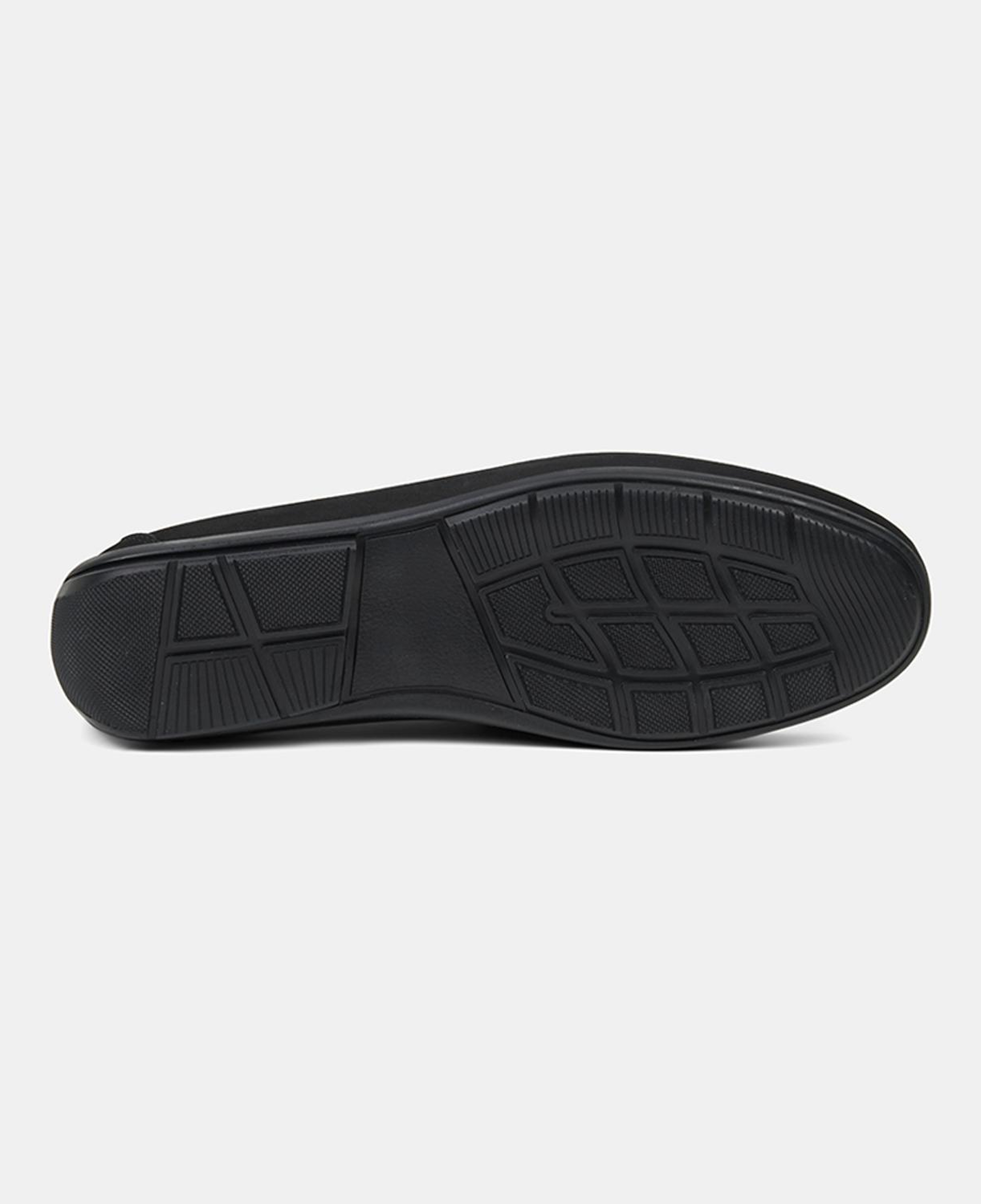 Erkek Siyah Metal Toka Detaylı Süet Loafer