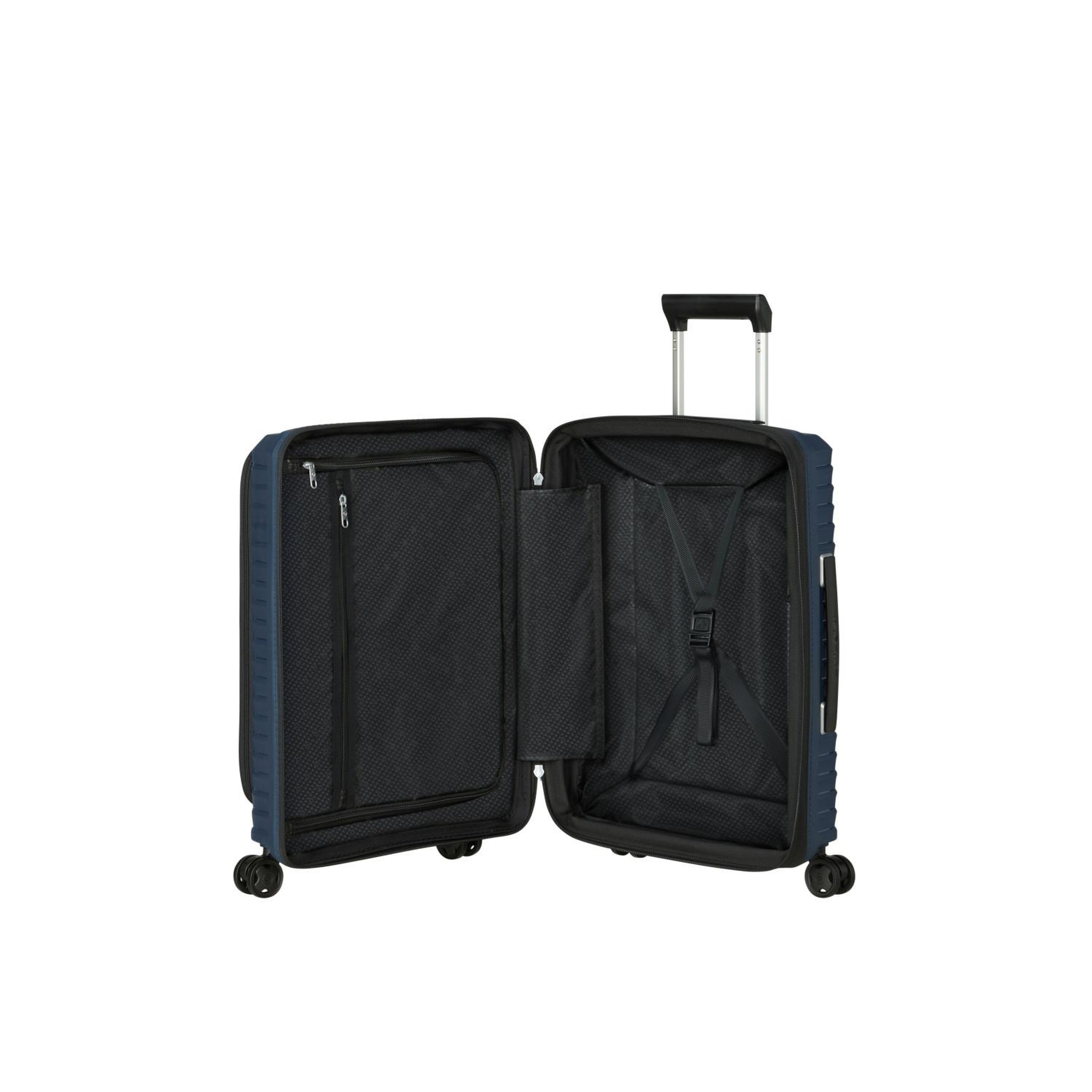 Samsonite Lacivert Upscape Körüklü - Kabin Boy Valiz