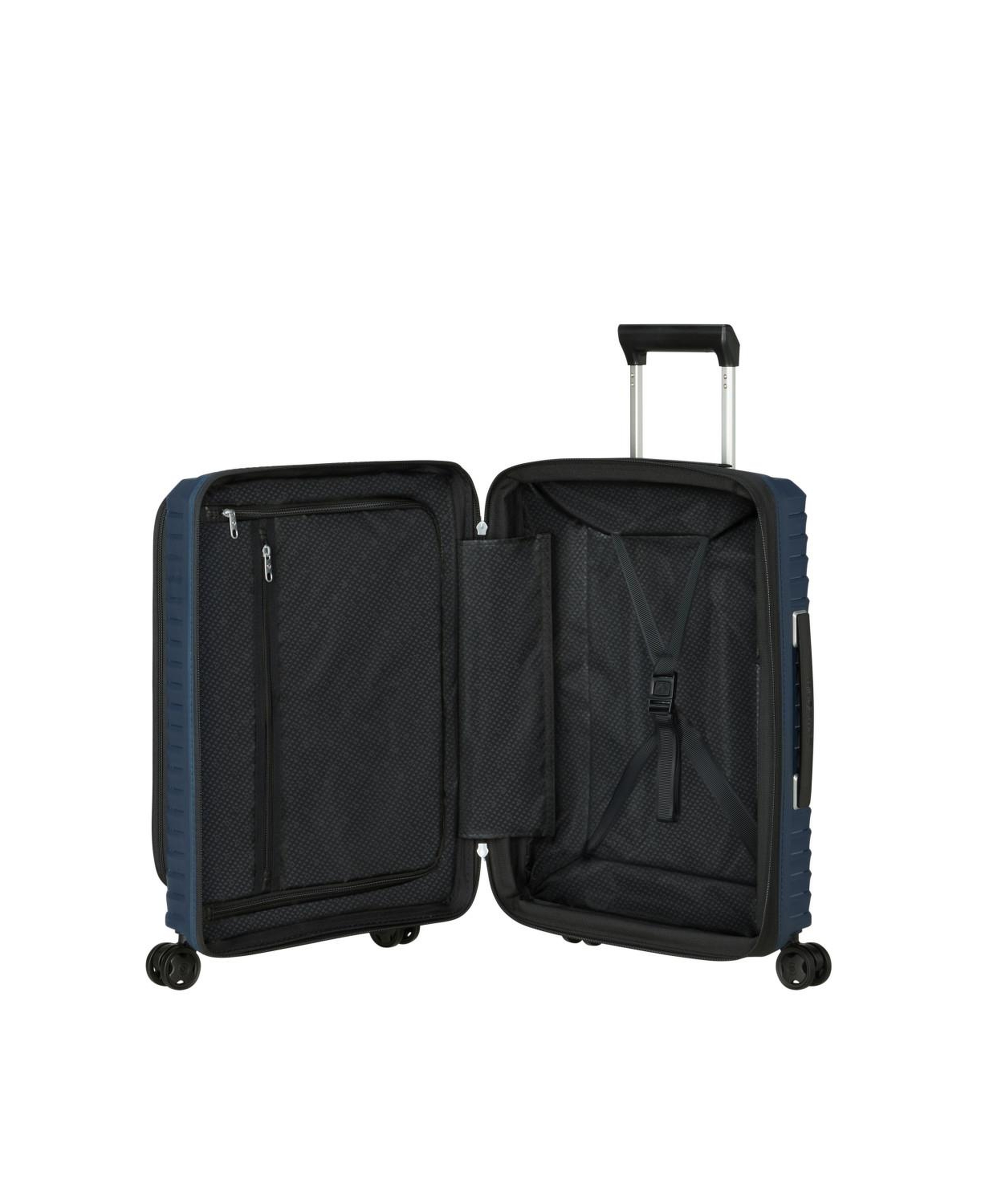 Samsonite Lacivert Upscape Körüklü - Kabin Boy Valiz