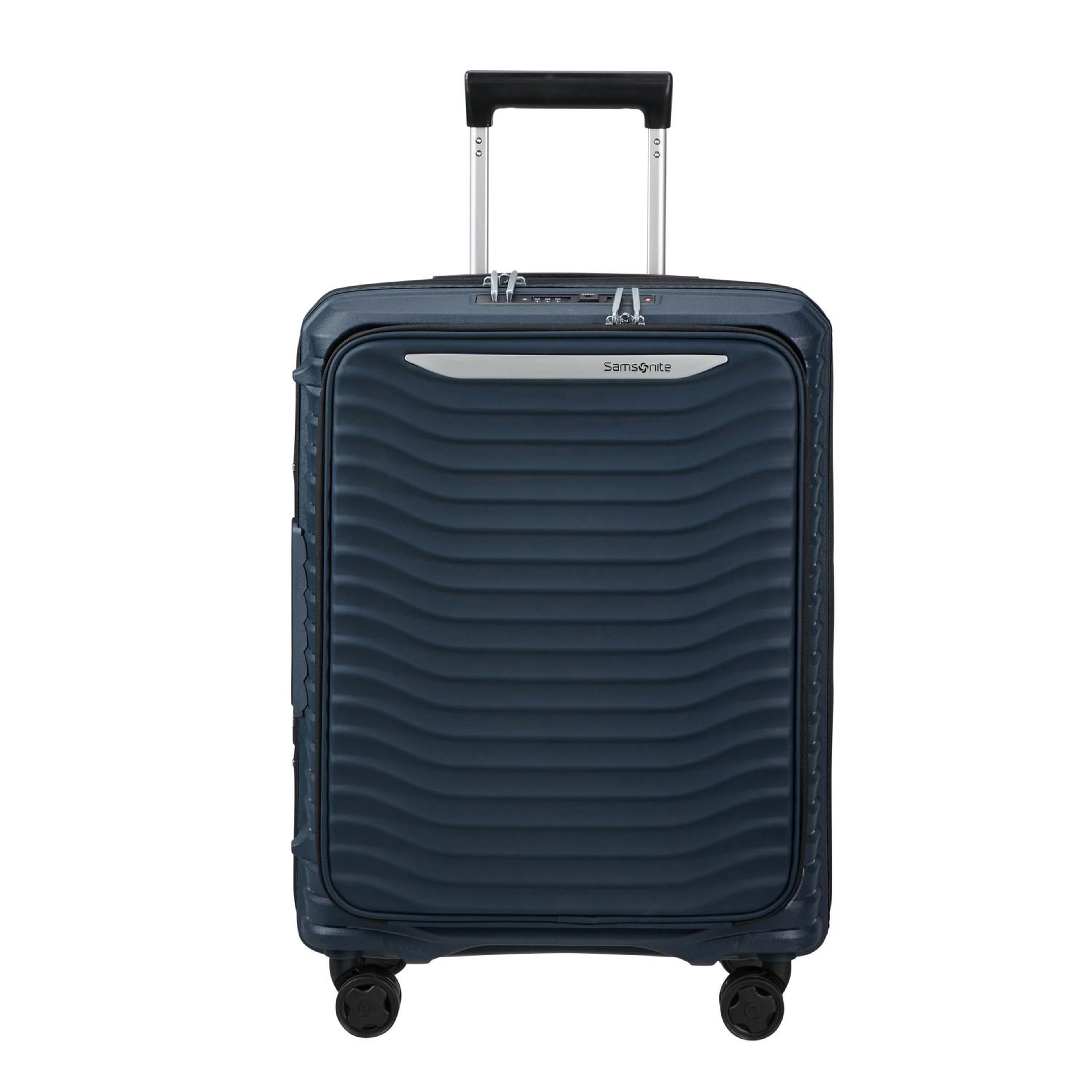 Samsonite Lacivert Upscape Körüklü - Kabin Boy Valiz