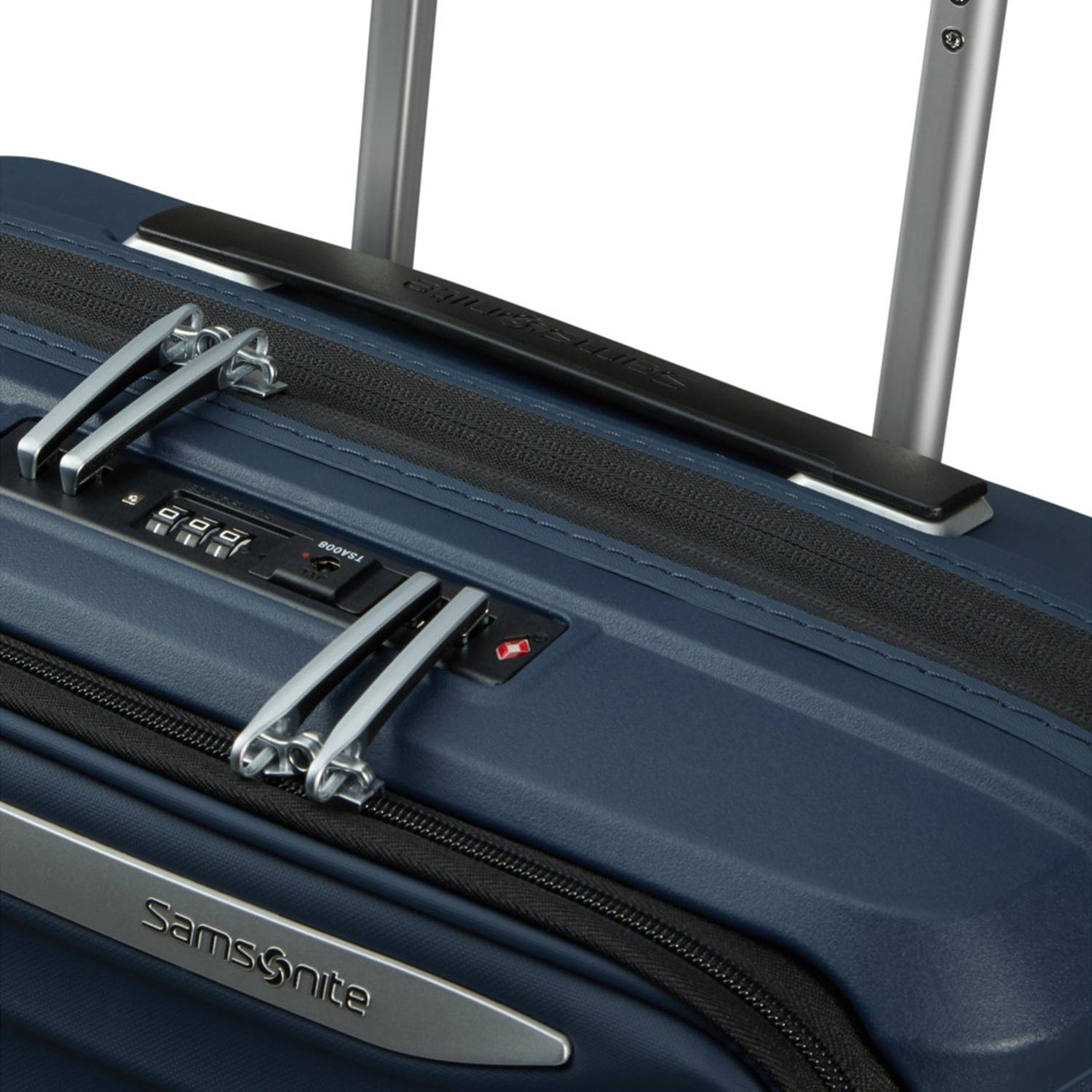 Samsonite Lacivert Upscape Körüklü - Kabin Boy Valiz