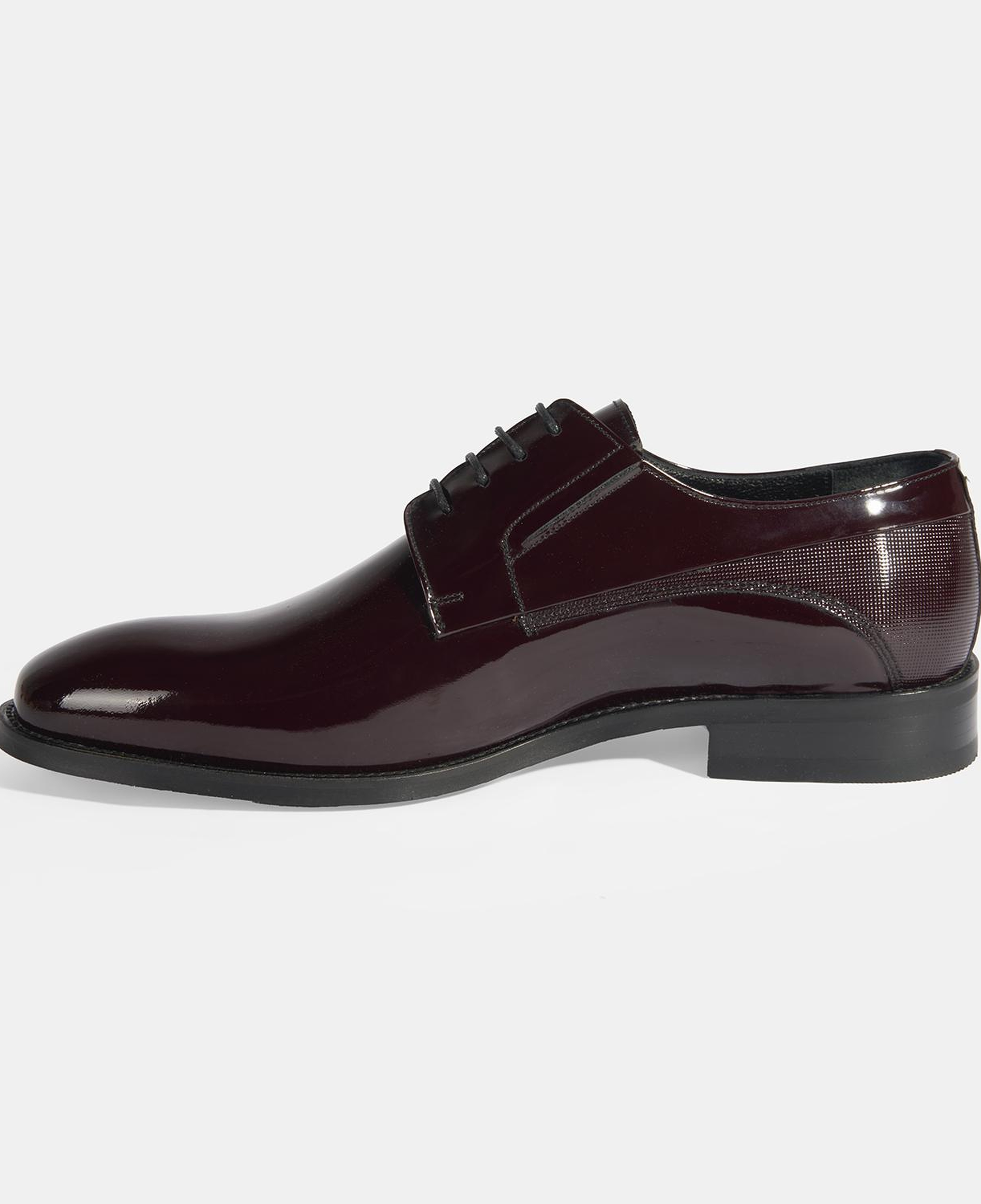 Therese Bordo Erkek Bağcıklı Rugan Klasik Ayakkabı