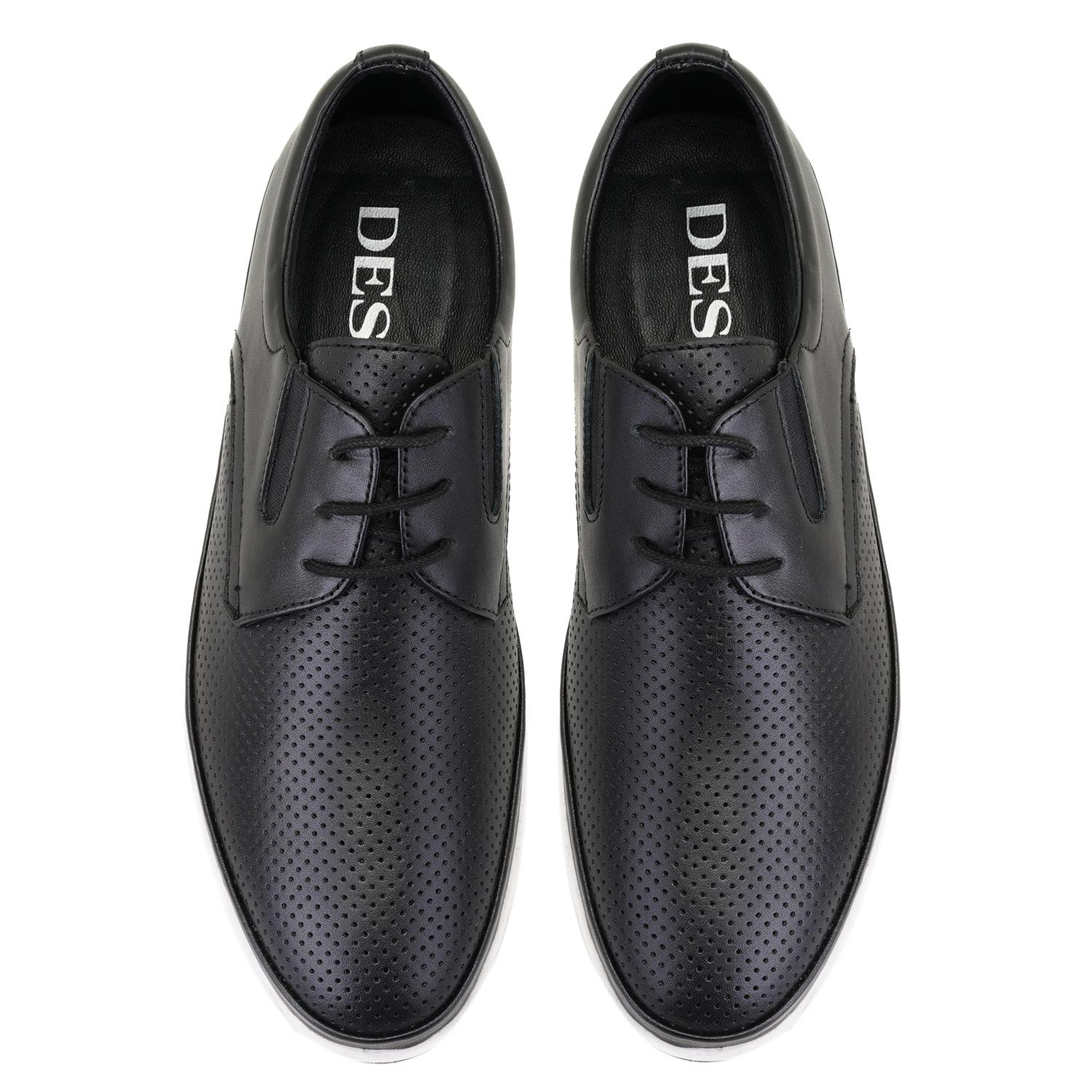 Celia Siyah Erkek Deri Günlük Ayakkabı