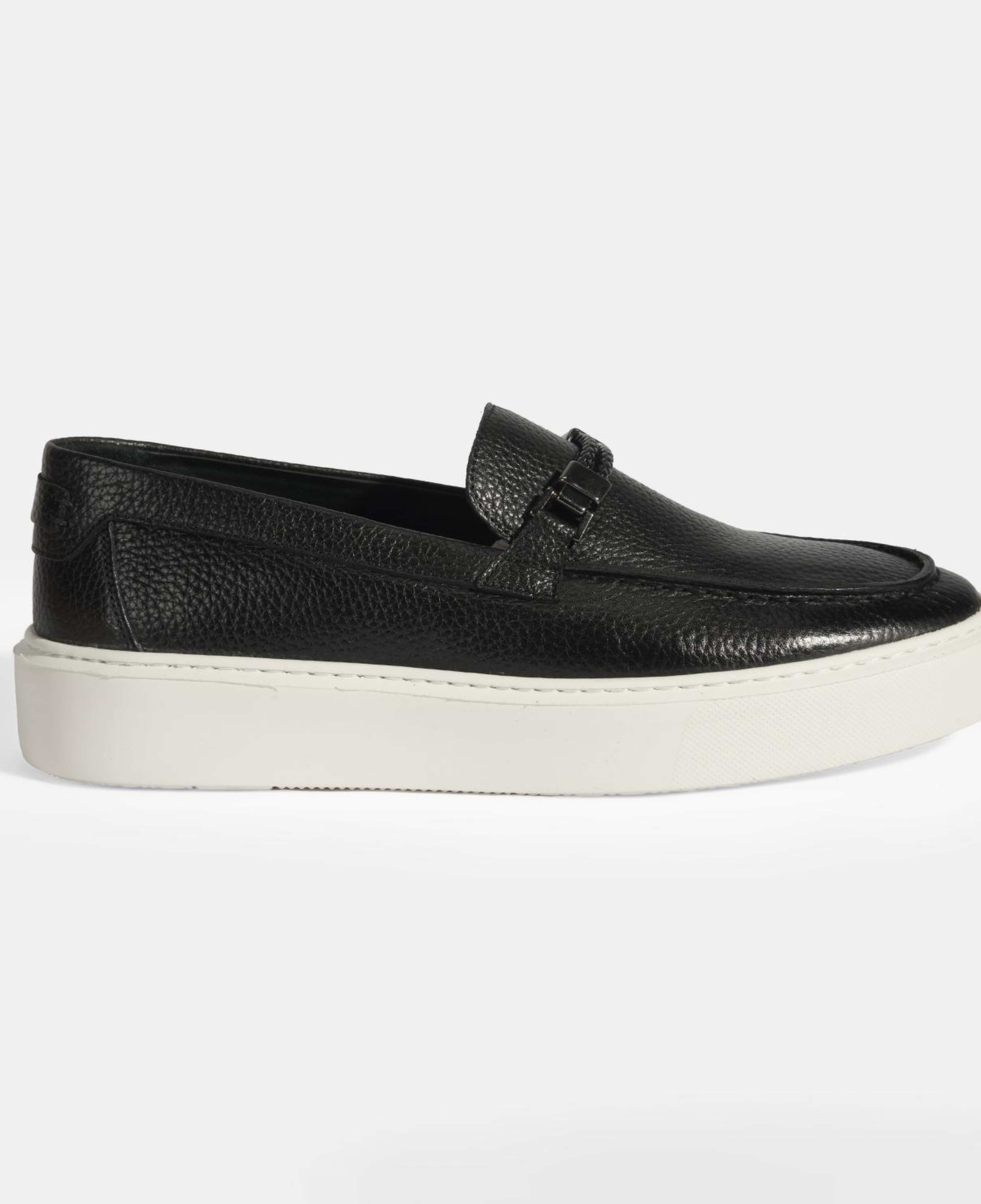 Liverty Siyah Erkek Deri Tokalı Loafer