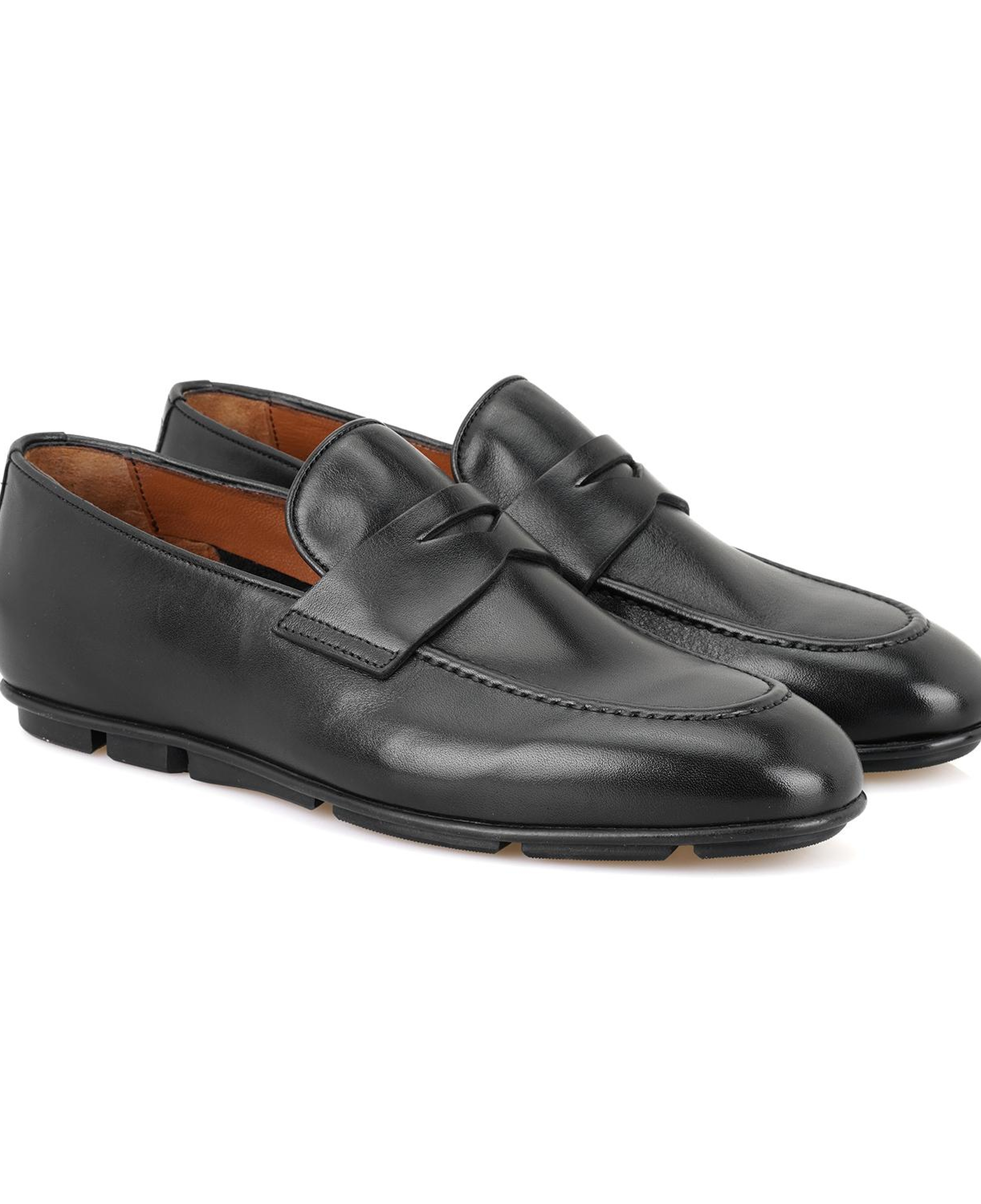 Derek Siyah Erkek Deri Günlük Ayakkabı